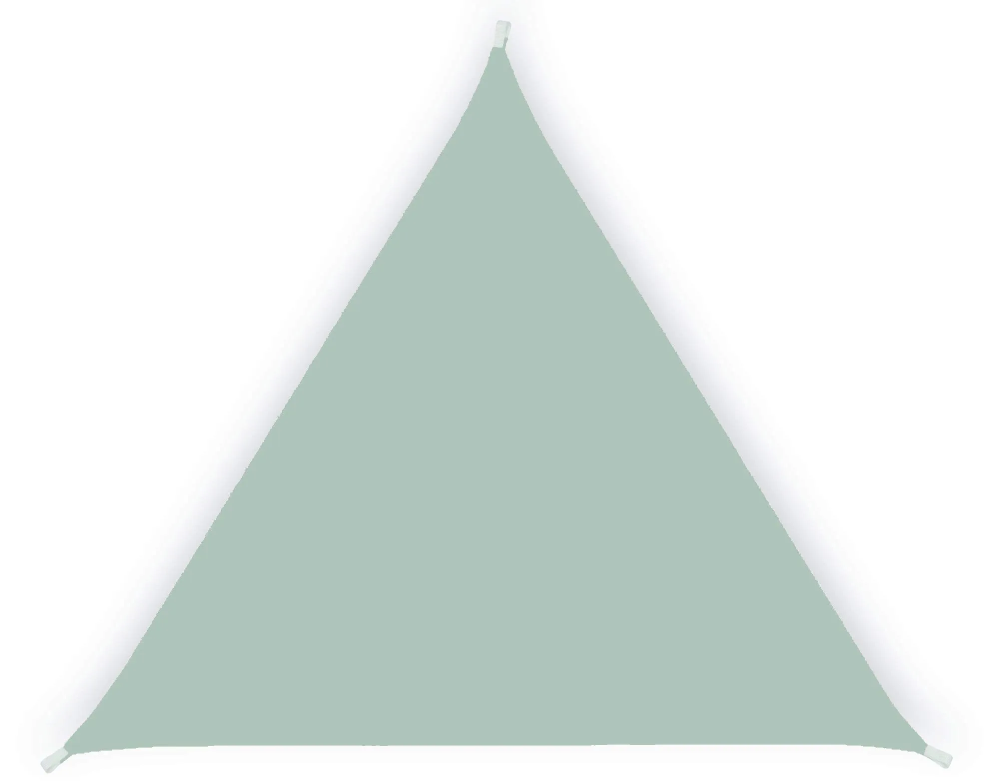 Tenda Vela Triangolare Garden Friend Cenere 3,6x3,6x3,6 m