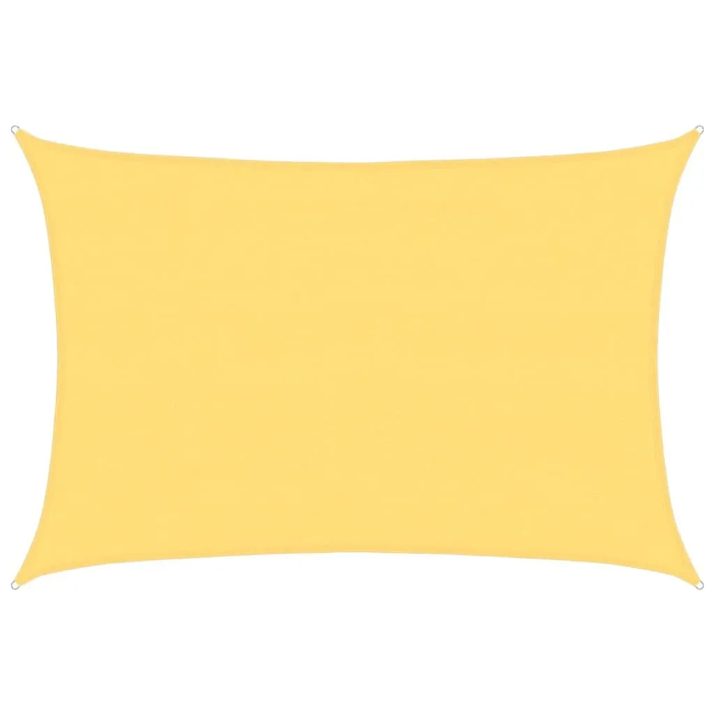Vela Parasole Rettangolare vidaXL Beige 4x5 m in HDPE 160 g/m²
