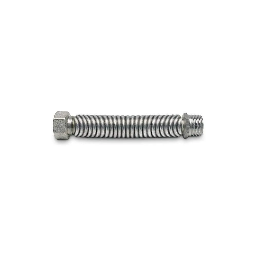 Raccordo Flessibile Estensibile in Acciaio Inox per Acqua 1" MF (10-20 cm)