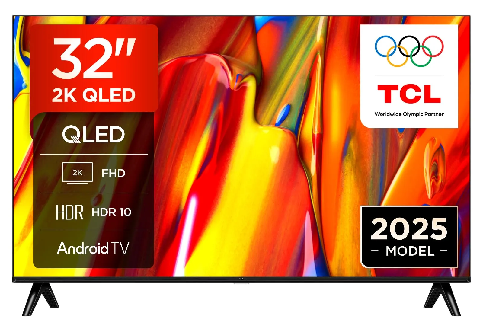 TCL 32V5C - Smart TV LED QLED 32" Full HD con Android TV e HDR