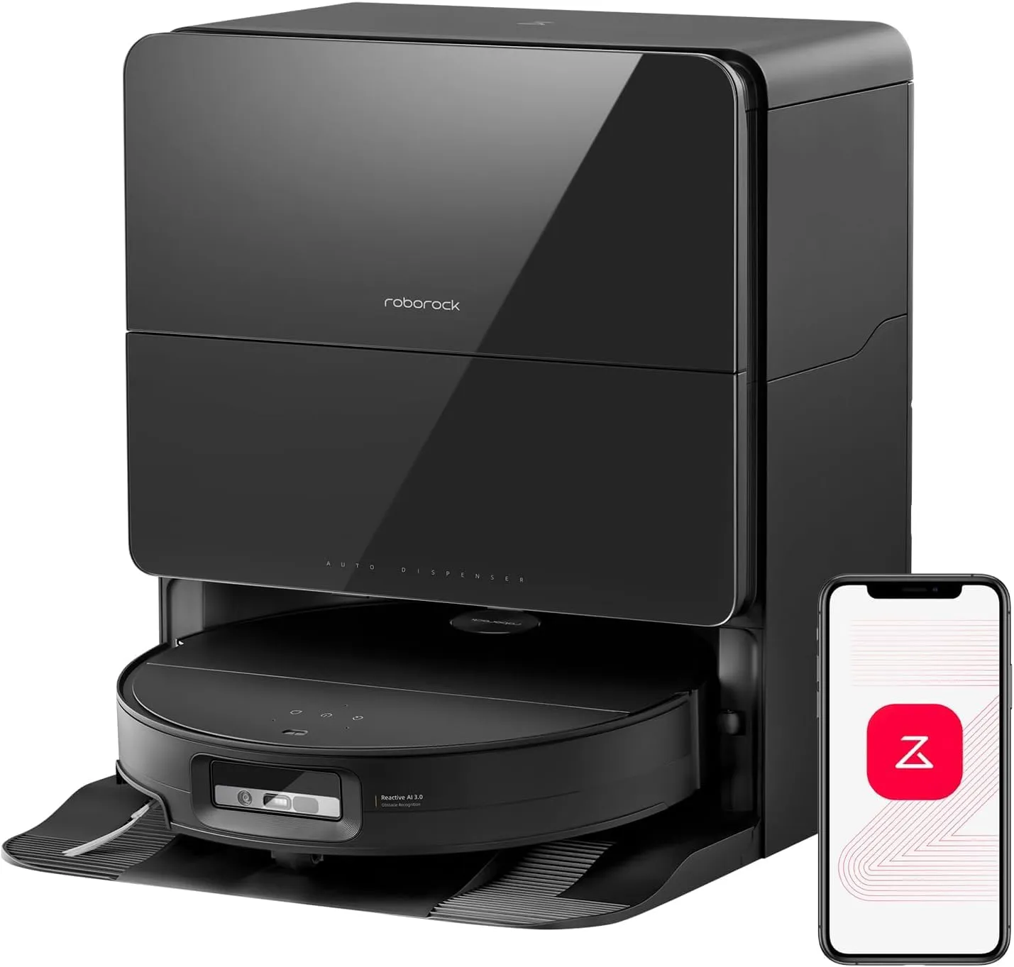 Roborock S8 Max Robot Aspirapolvere Nero