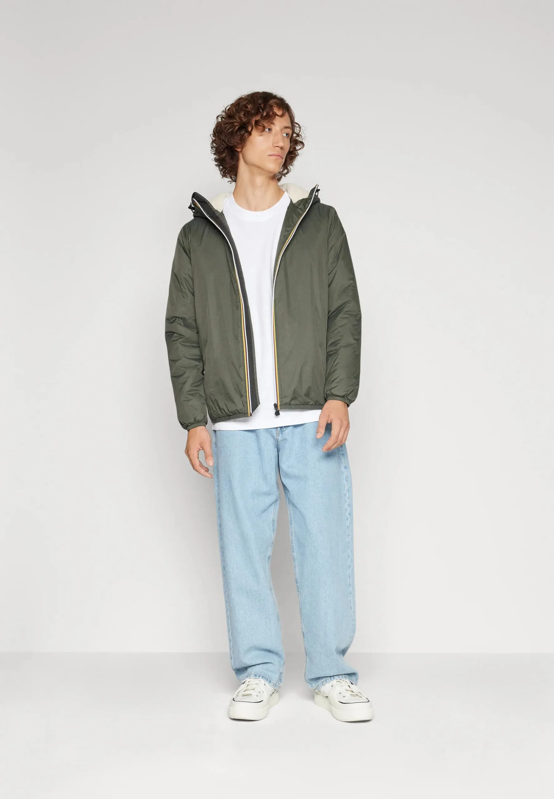 K-Way Le Vrai Claude Unisex - Giacca Impermeabile - Verde Nero