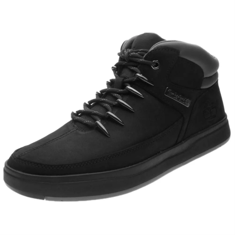 Timberland Davis Square Hiker Uomo: Stivali Neri in Nubuck per l'Avventura Urbana