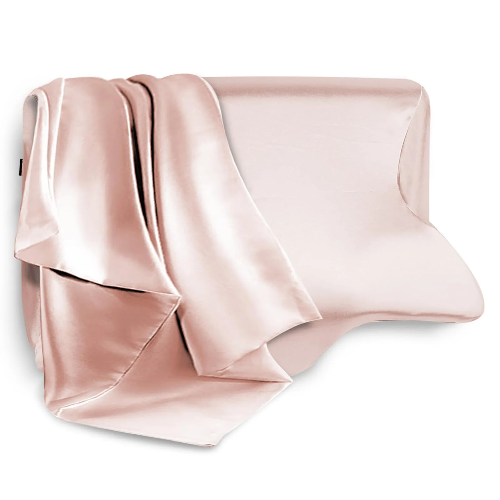 HOMCA Federa in Raso per Cuscino in Memory Foam