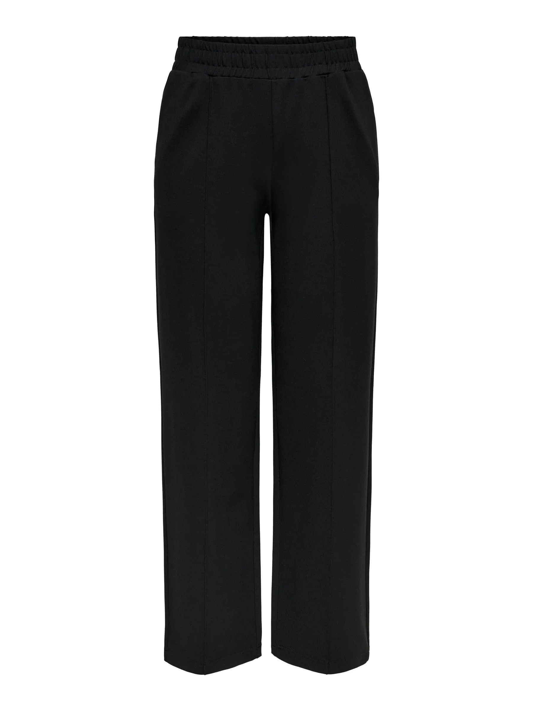 Only Onlpoptrash-Suki Life MW Pant Pnt Noos Pantaloni per Il Tempo Libero, Nero