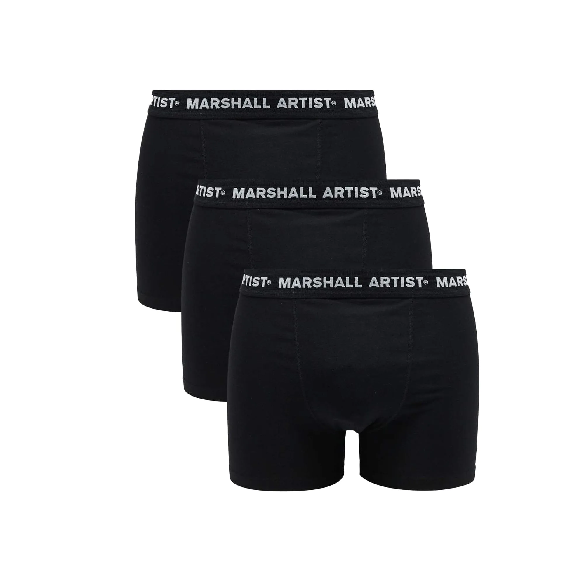 Marshall Artist Boxer Uomo Cotone - Confezione da 3 Neri