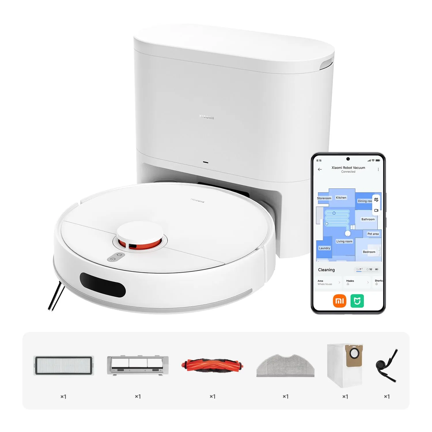 Xiaomi Robot Vacuum H40 con Svuotamento Automatico