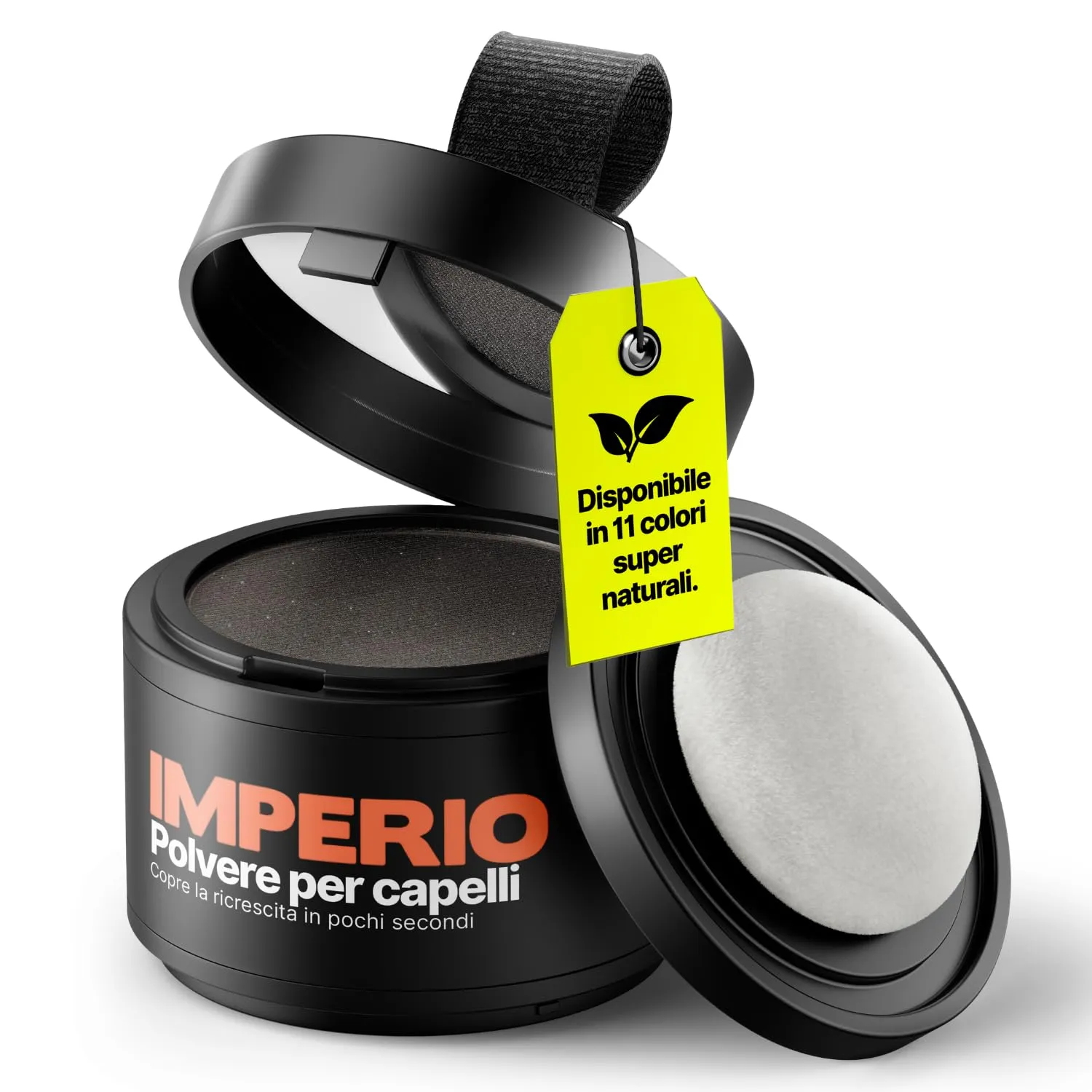 IMPERIO Polvere per Capelli - Correttore Infoltimento Castano Scuro