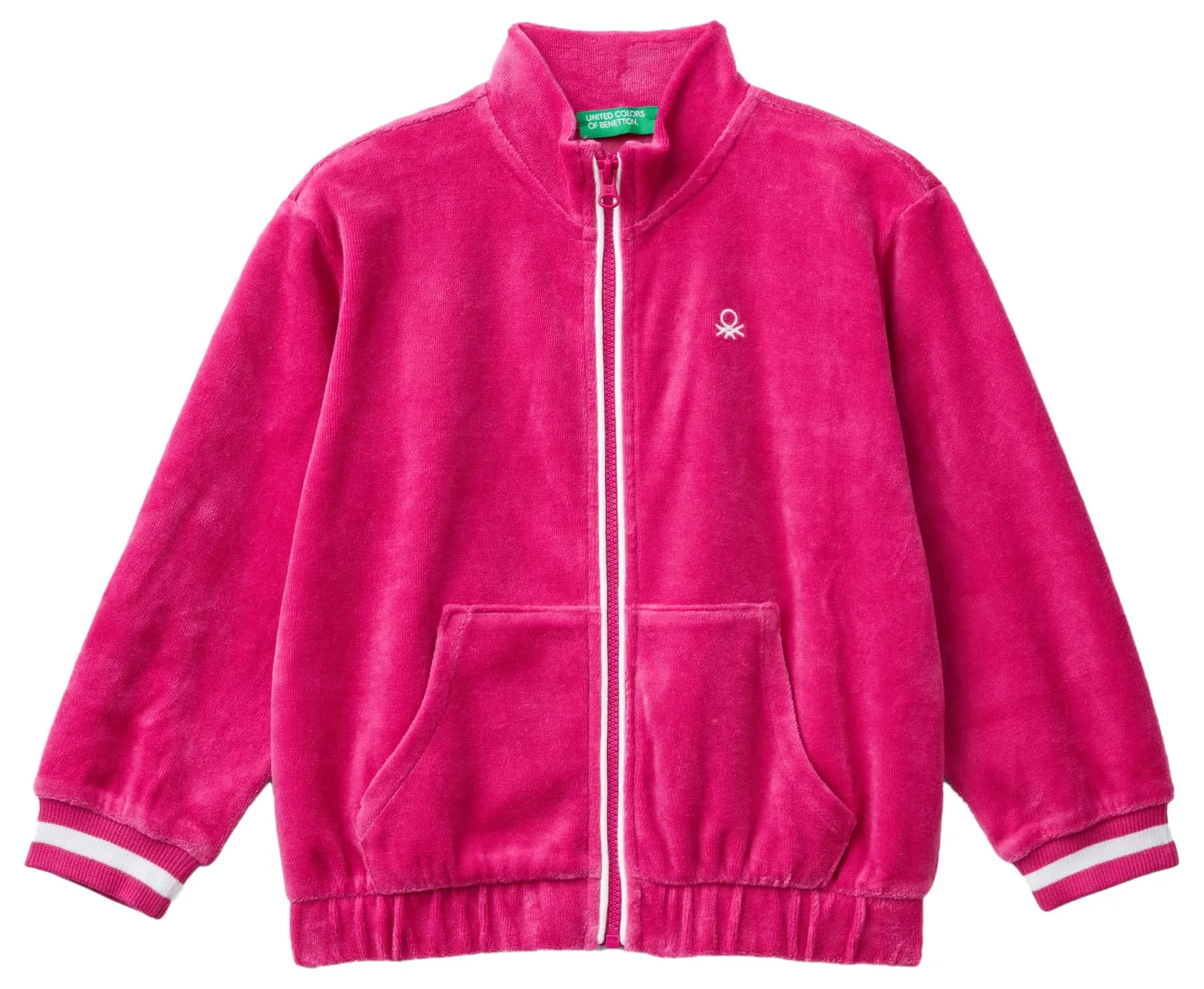 United Colors of Benetton Giacca in Ciniglia con Zip