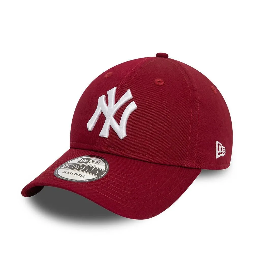 New Era New York Yankees MLB League Essential 9Twenty Berretto Rosso Vino