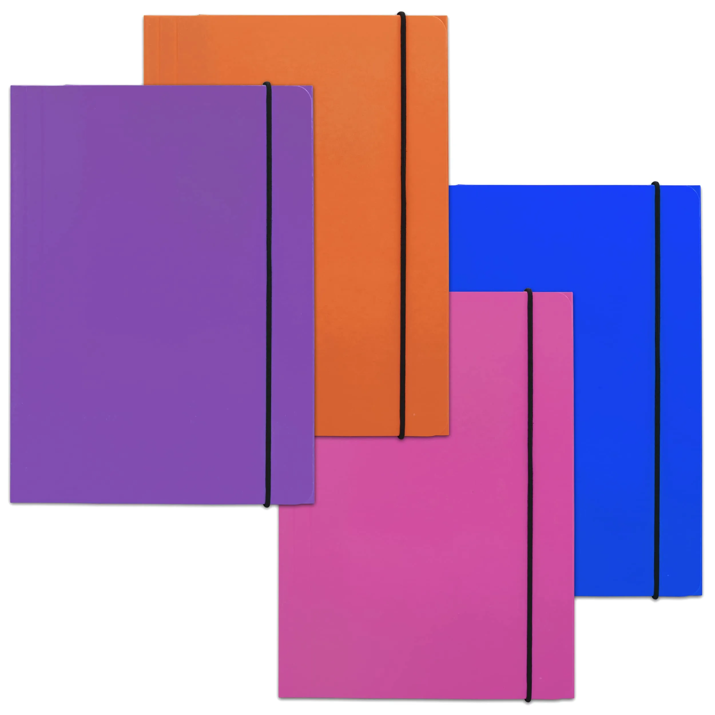 Cartone Foderato STARPLAST - Portafogli, Raccoglitore A5, Colori Fluoro (Confezione da 6)