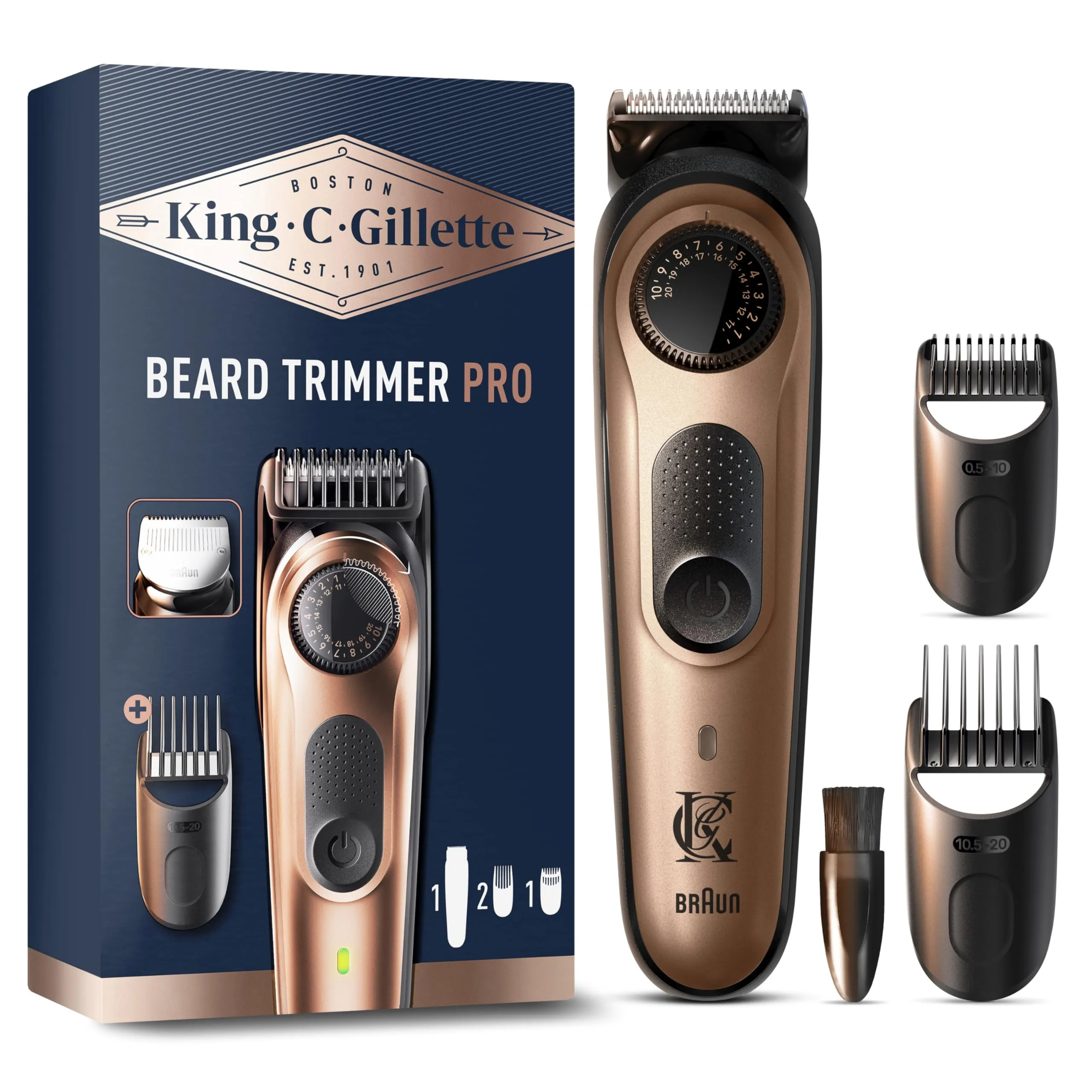 King C. Gillette Rasoio Elettrico Barba PRO