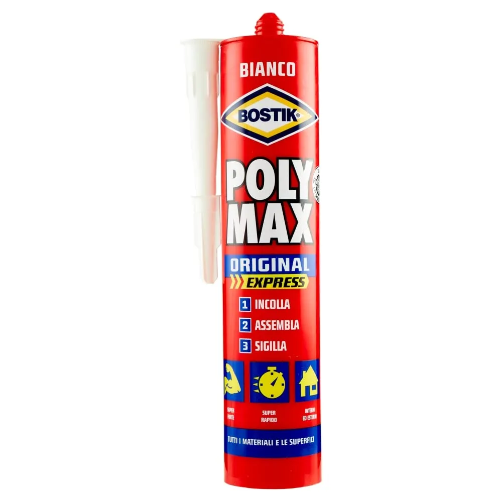 BOSTIK Poly Max Original Express colla di montaggio e sigillante universale 425g bianco