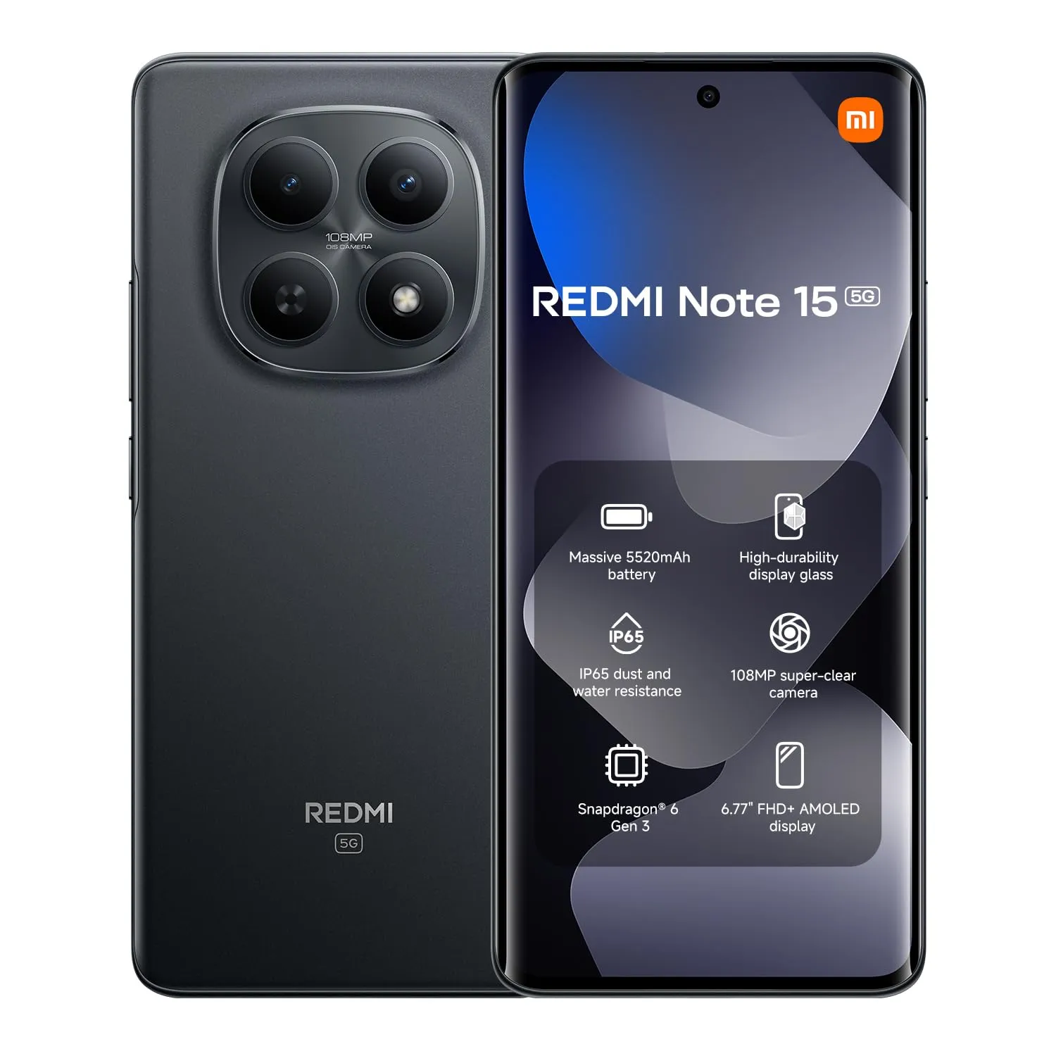 Xiaomi Redmi Note 13 5G 8GB/256GB Nero (Senza Alimentatore)