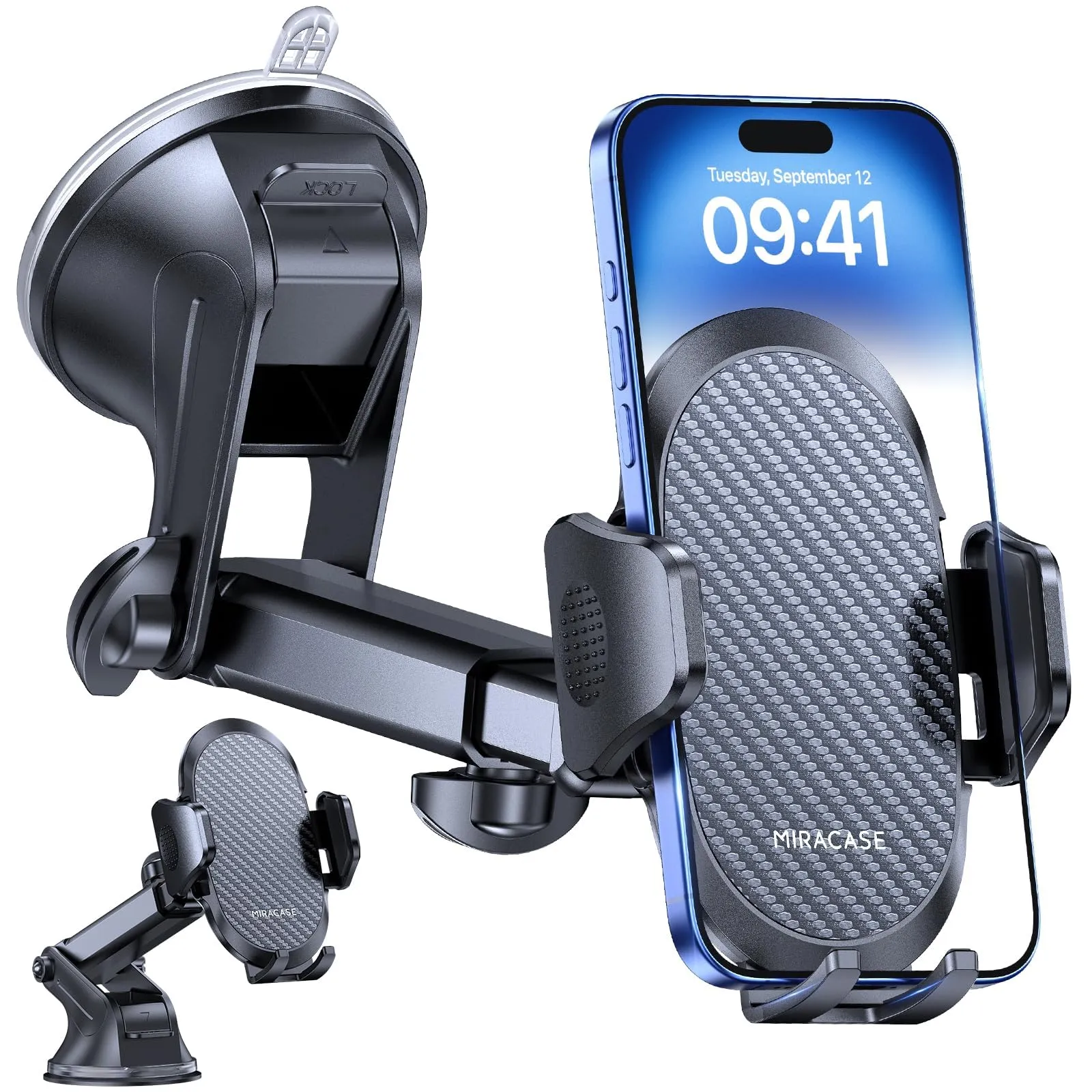 Miracase Porta Cellulare Auto Ventosa Potente