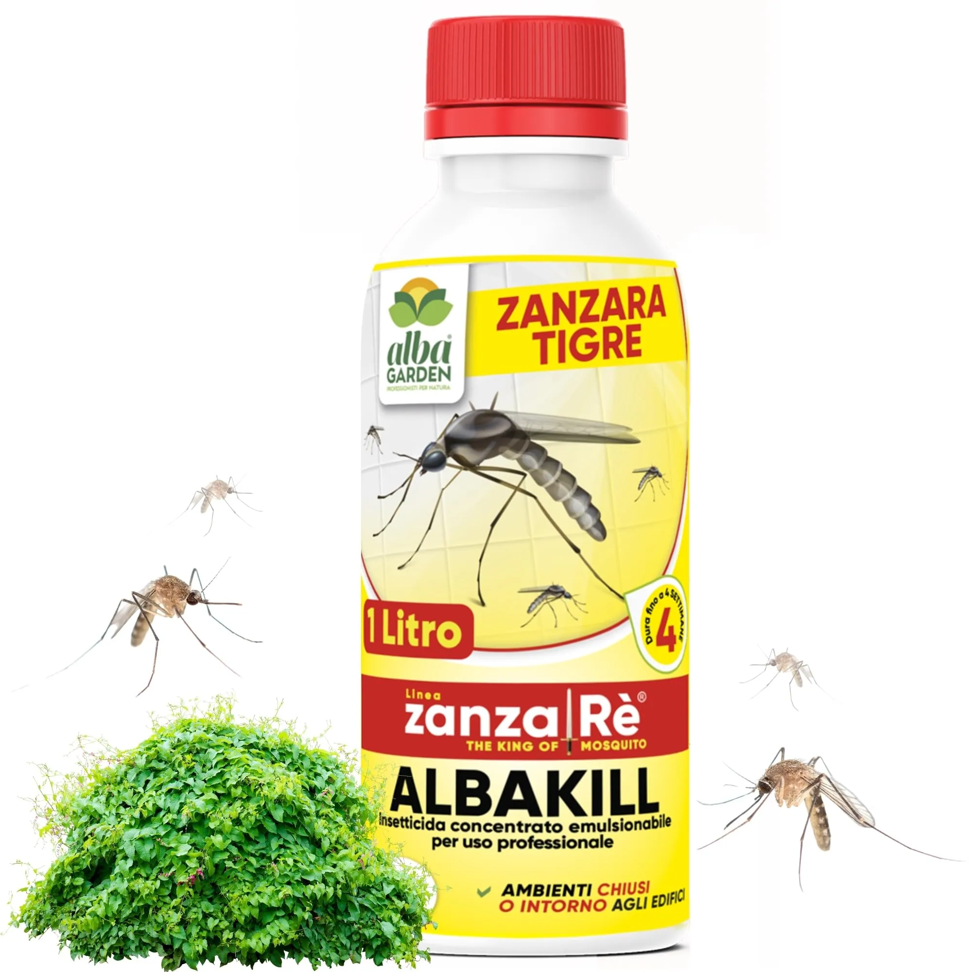 Albagarden Insetticida Antizanzare Giardino Concentrato 1 Litro