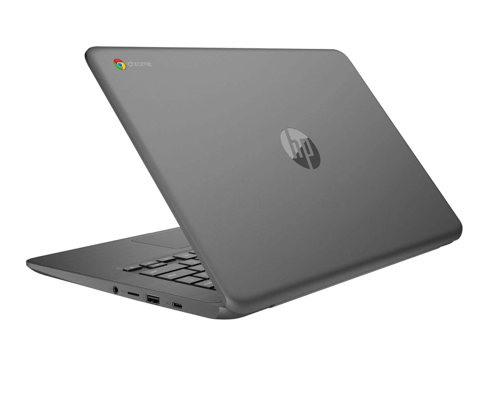 HP Chromebook 14a-ne1000sl - Notebook 14" HD, Intel Celeron N4500, 4GB RAM, 64GB eMMC, ChromeOS Grigio