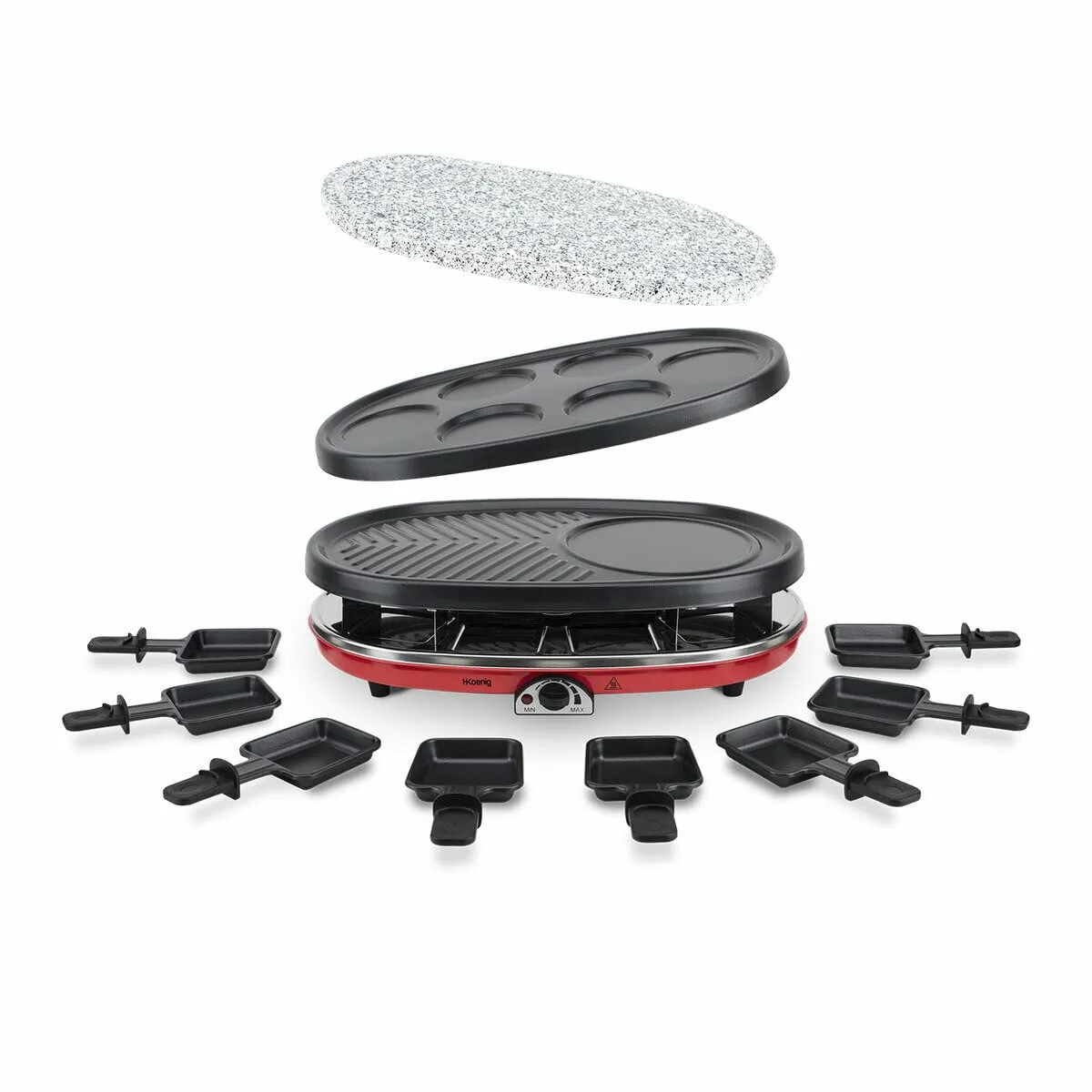H.Koenig Raclette Professionale 4in1 RP418