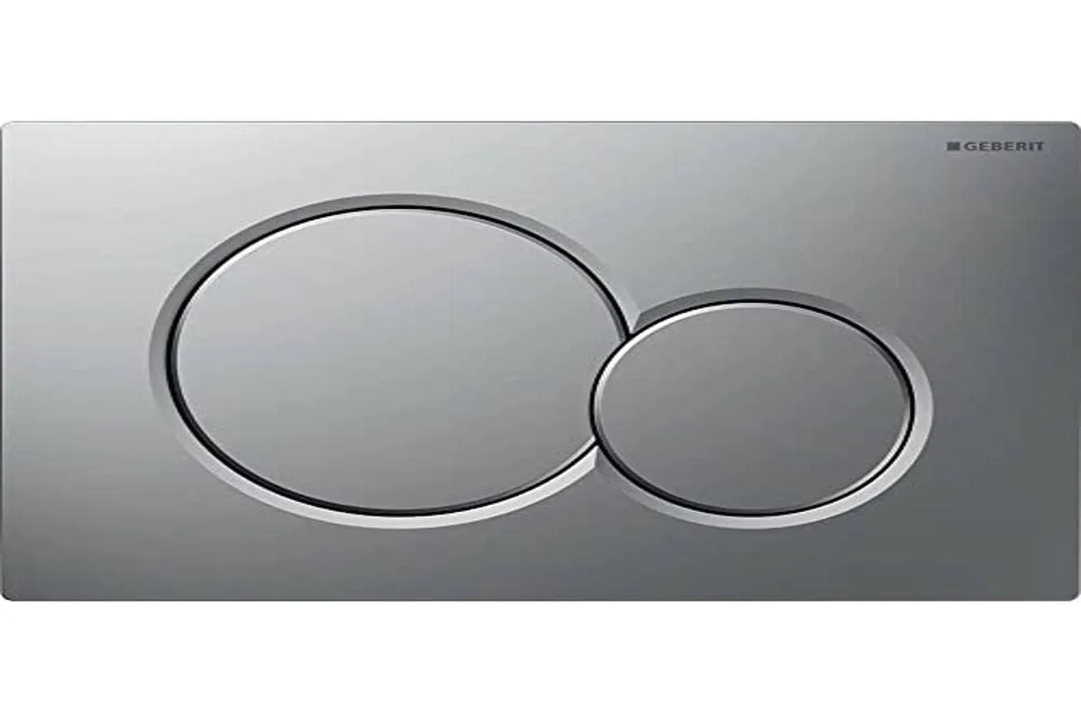 Geberit Sigma01 - Pulsante di comando per WC Cromo Opaco