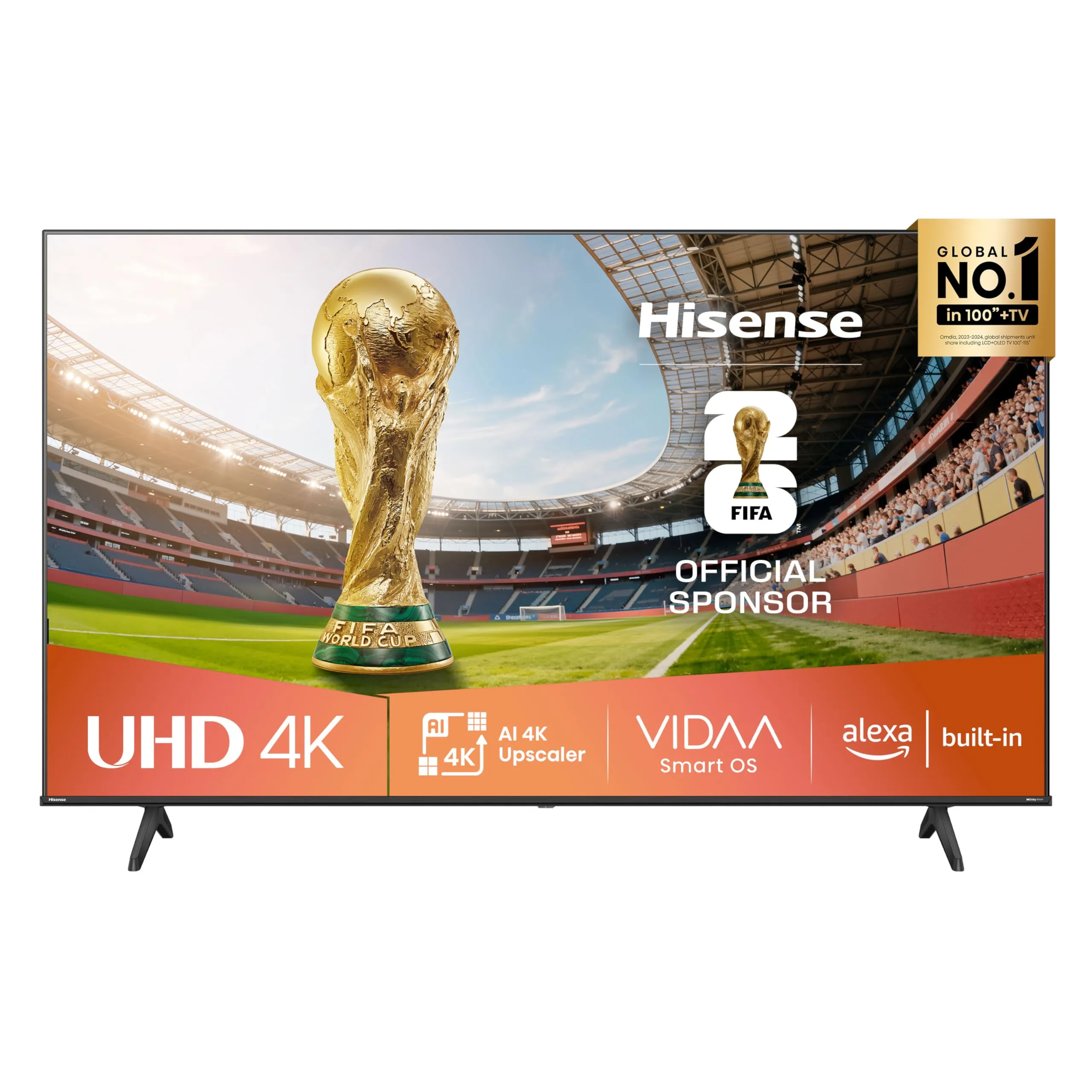 Hisense Smart TV 55" 4K Ultra HD 2025 55E63QT
