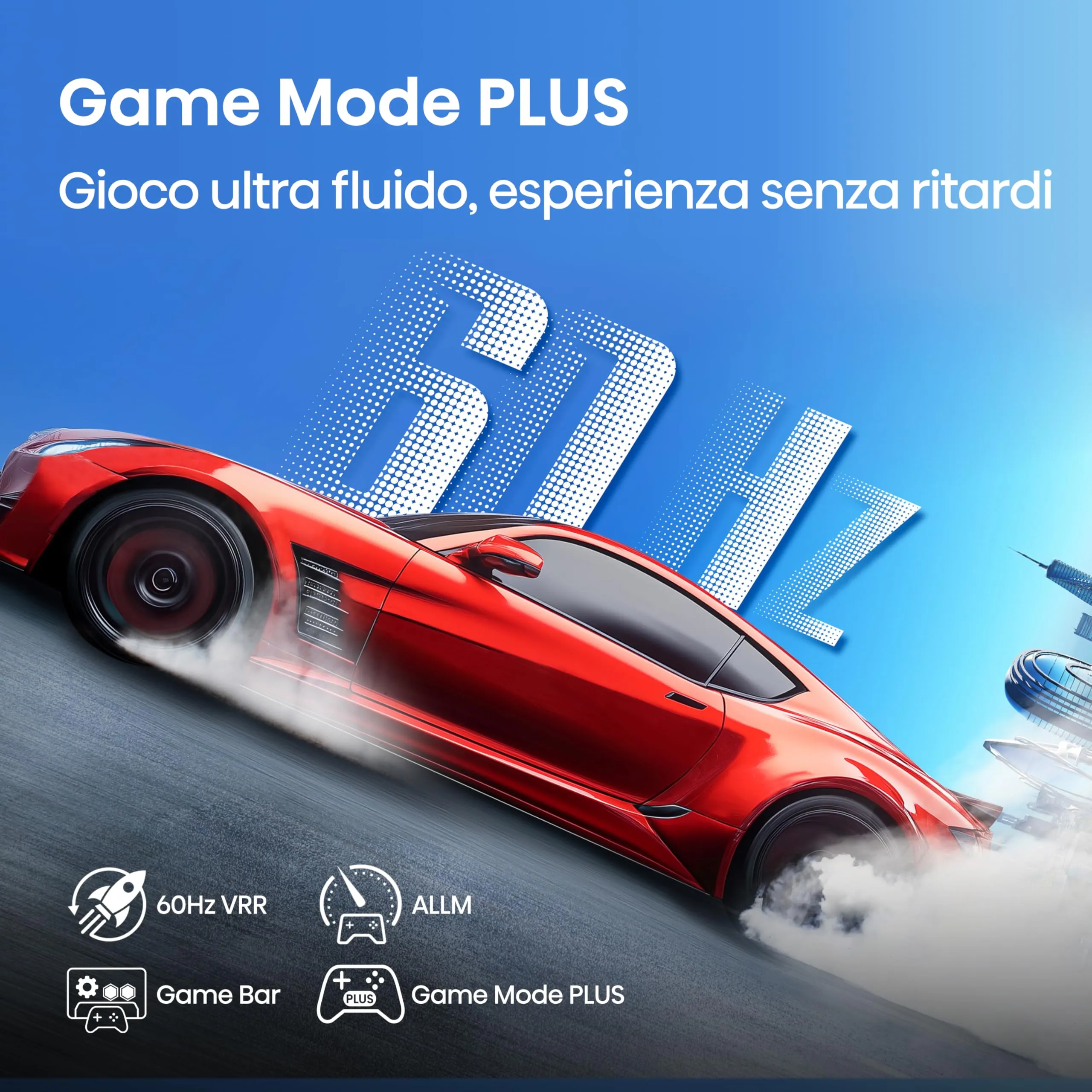 Hisense 55E63QT Smart TV 4K Ultra HD 2025 – Dolby Vision, HDR10+, VIDAA U8, Game Mode E Alexa Integrata