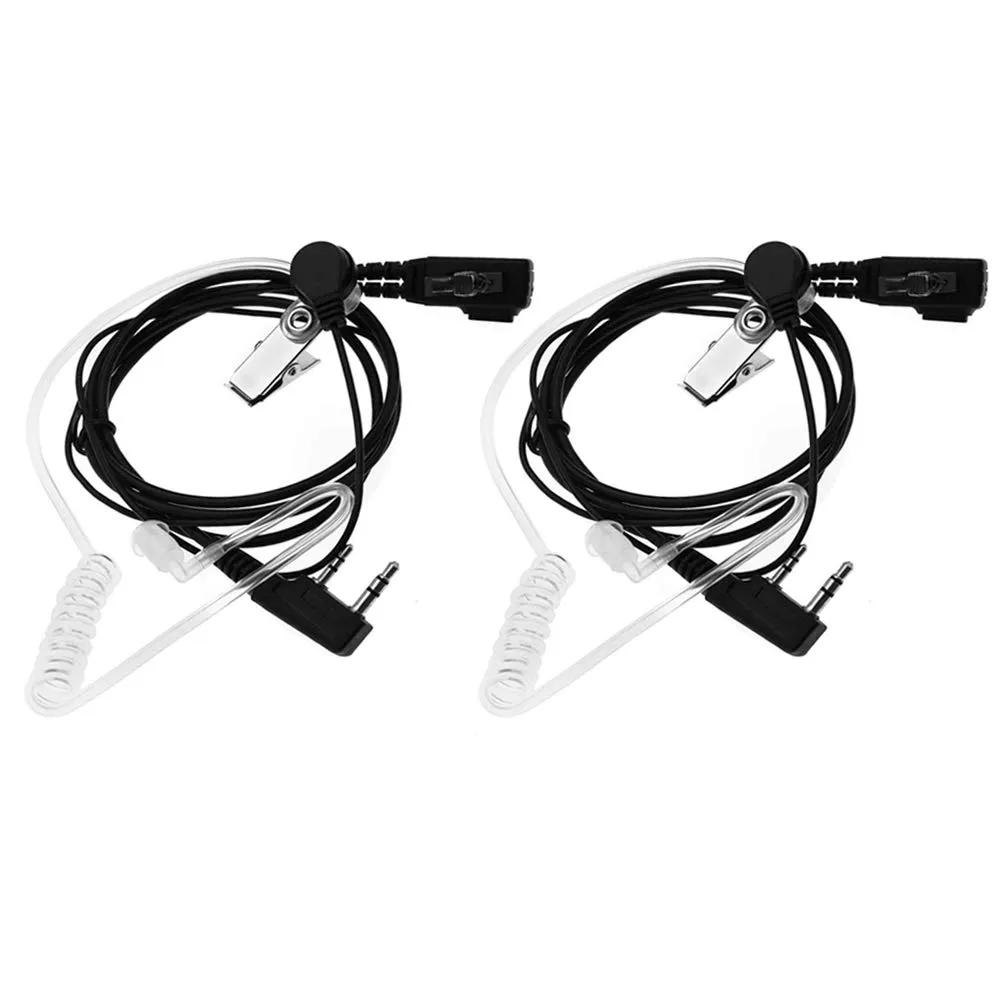 BaoFeng Auricolare con Microfono PTT - Confezione da 2