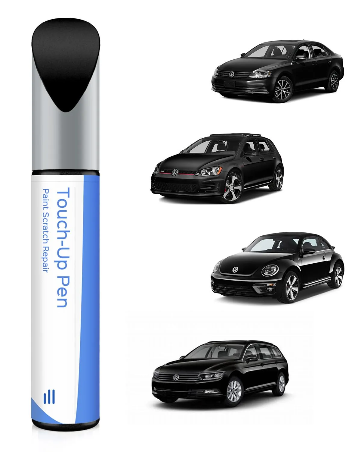 Penna per vernice LC9X/2T Deep Black Pearl compatibile con VW/Volkswagen
