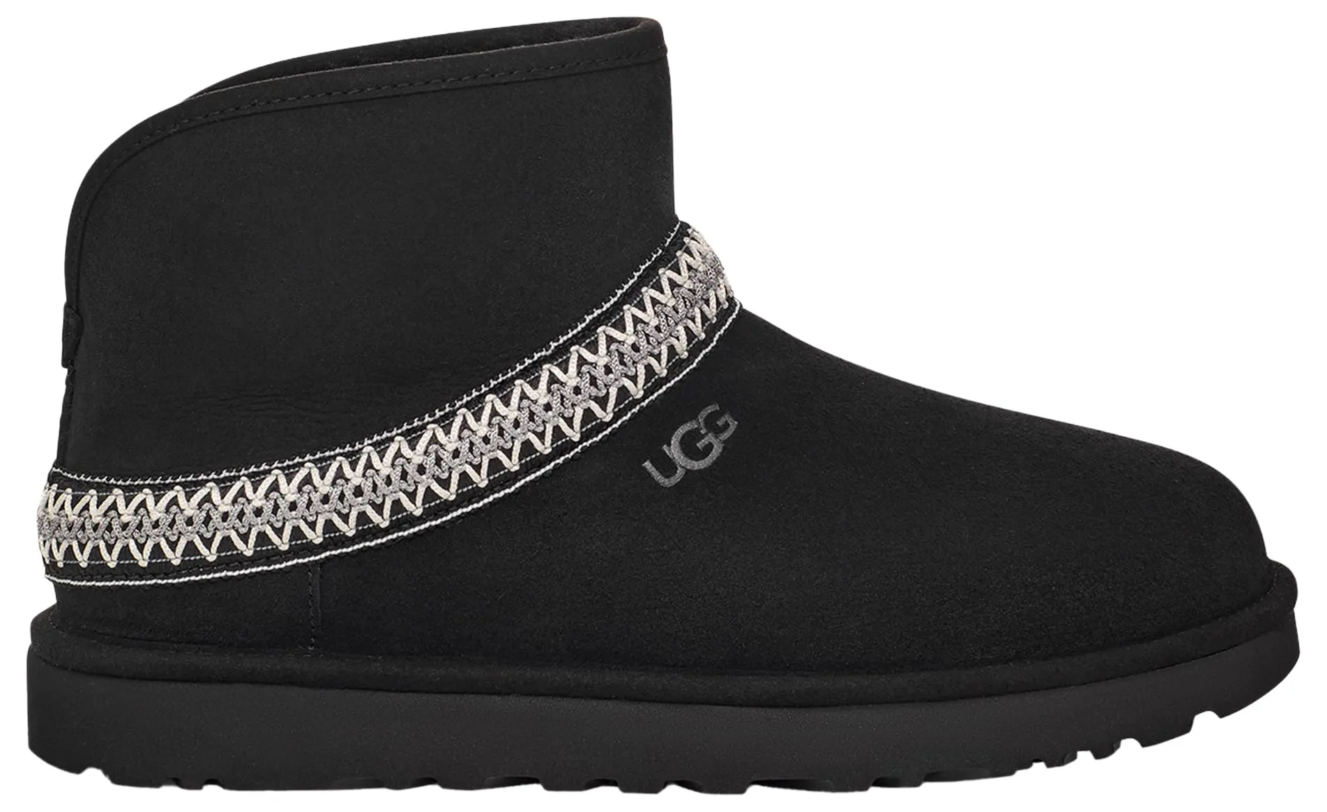 UGG Classic Mini Crescent Stivali Donna - Nero, Taglia 43 EU