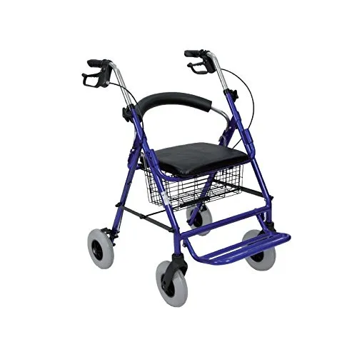 Deambulatore in Alluminio a Doppia Funzione - Supporto e Stabilità Ottimali