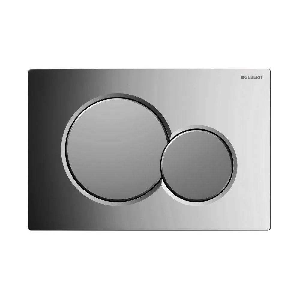 Geberit Sigma20 Placca di Comando, Cromo Lucido/Satinato