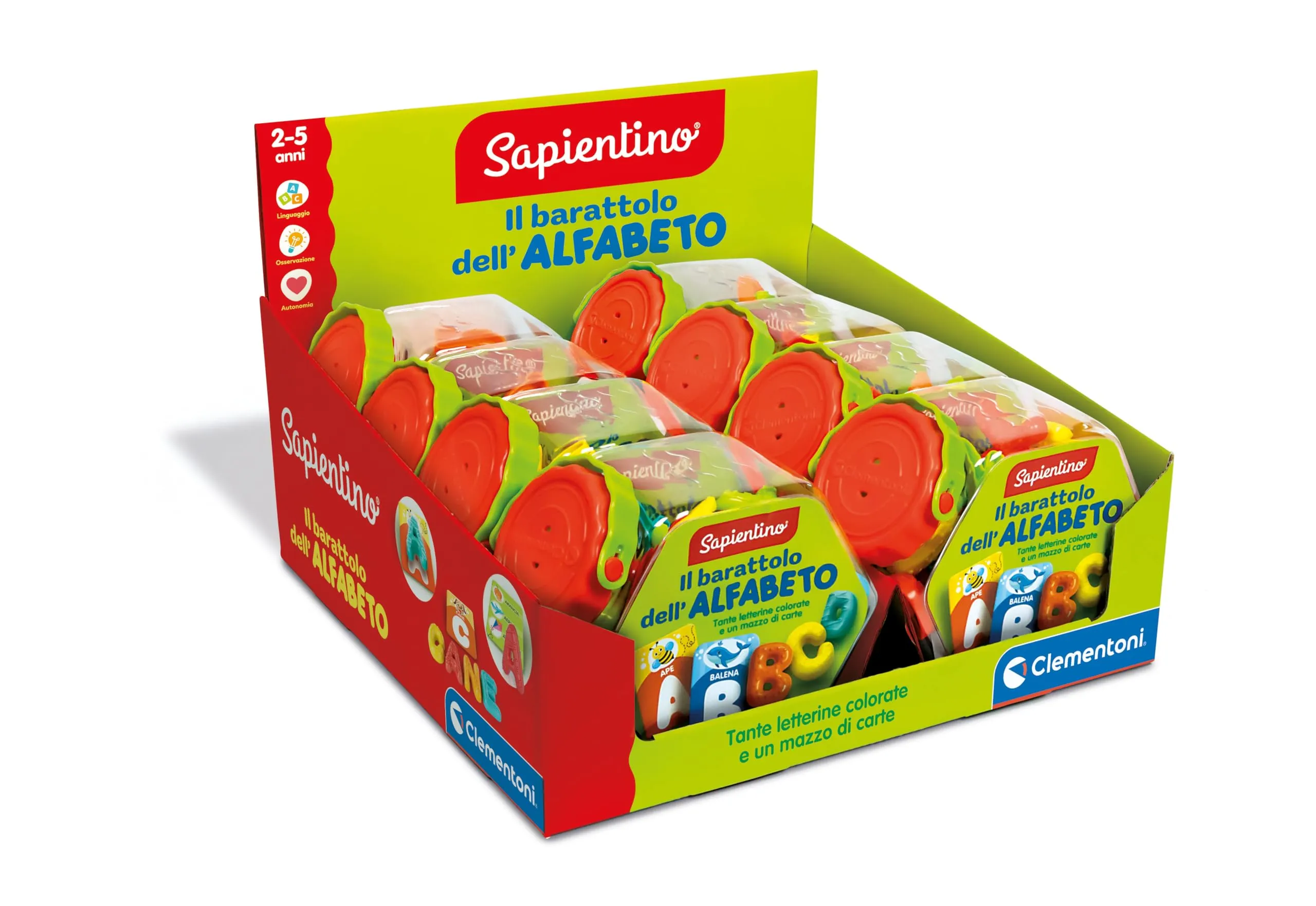 Clementoni Sapientino - Il Barattolo dell'Alfabeto