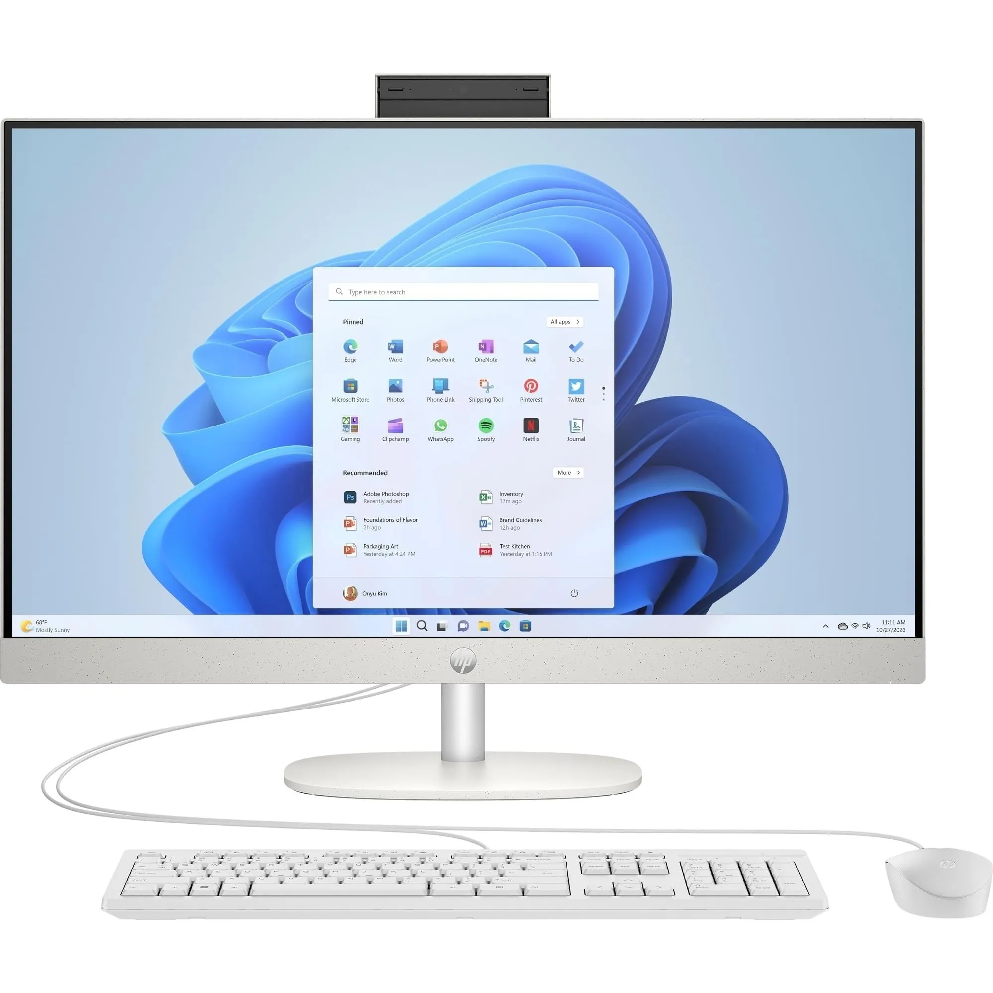 HP 27-cr0007sl All-in-One Desktop