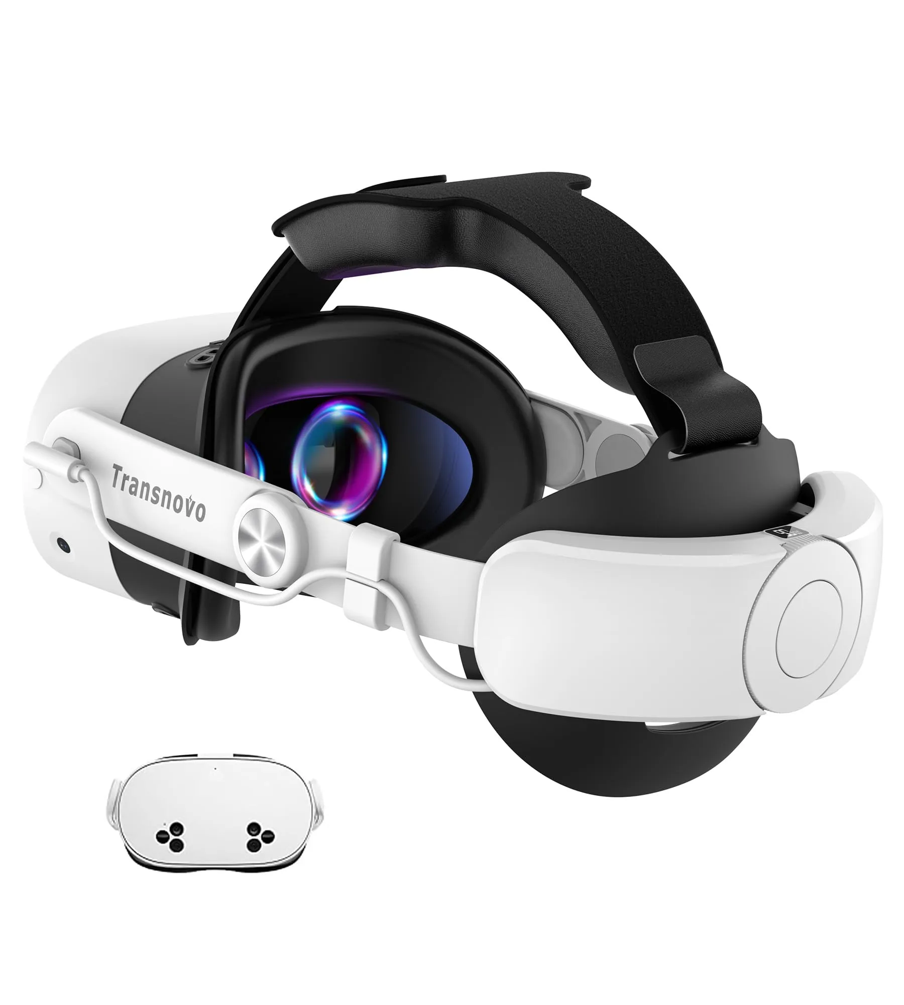 TRANSNOVO Cinturino Elite con Batteria per Meta Quest 3S