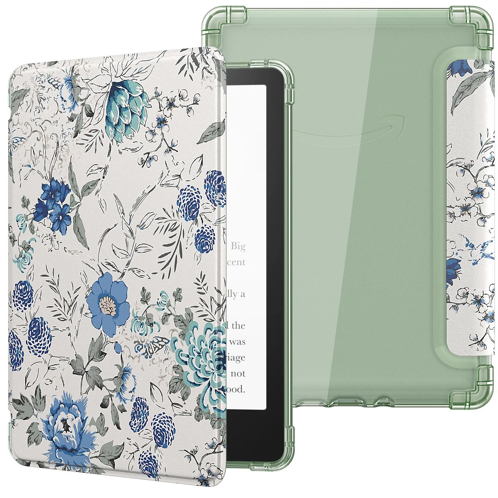 MoKo Custodia per Kindle 11a Generazione (2024/2022) - Bianco & Blu