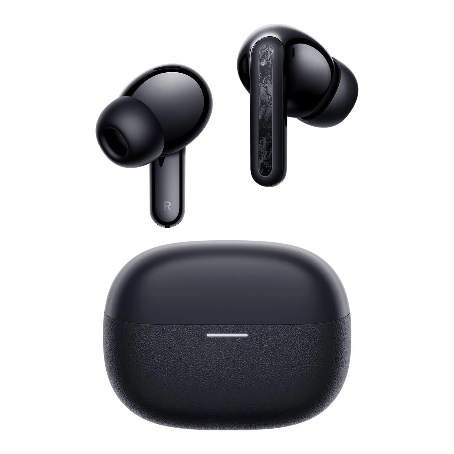 Xiaomi Redmi Buds 5 Pro, Cuffie Bluetooth, Audio immersivo integrato, Qualità Hi-Res Audio, Cancellazione attiva del rumore, Comandi Touch, Connessione a doppio dispositivo, Nero