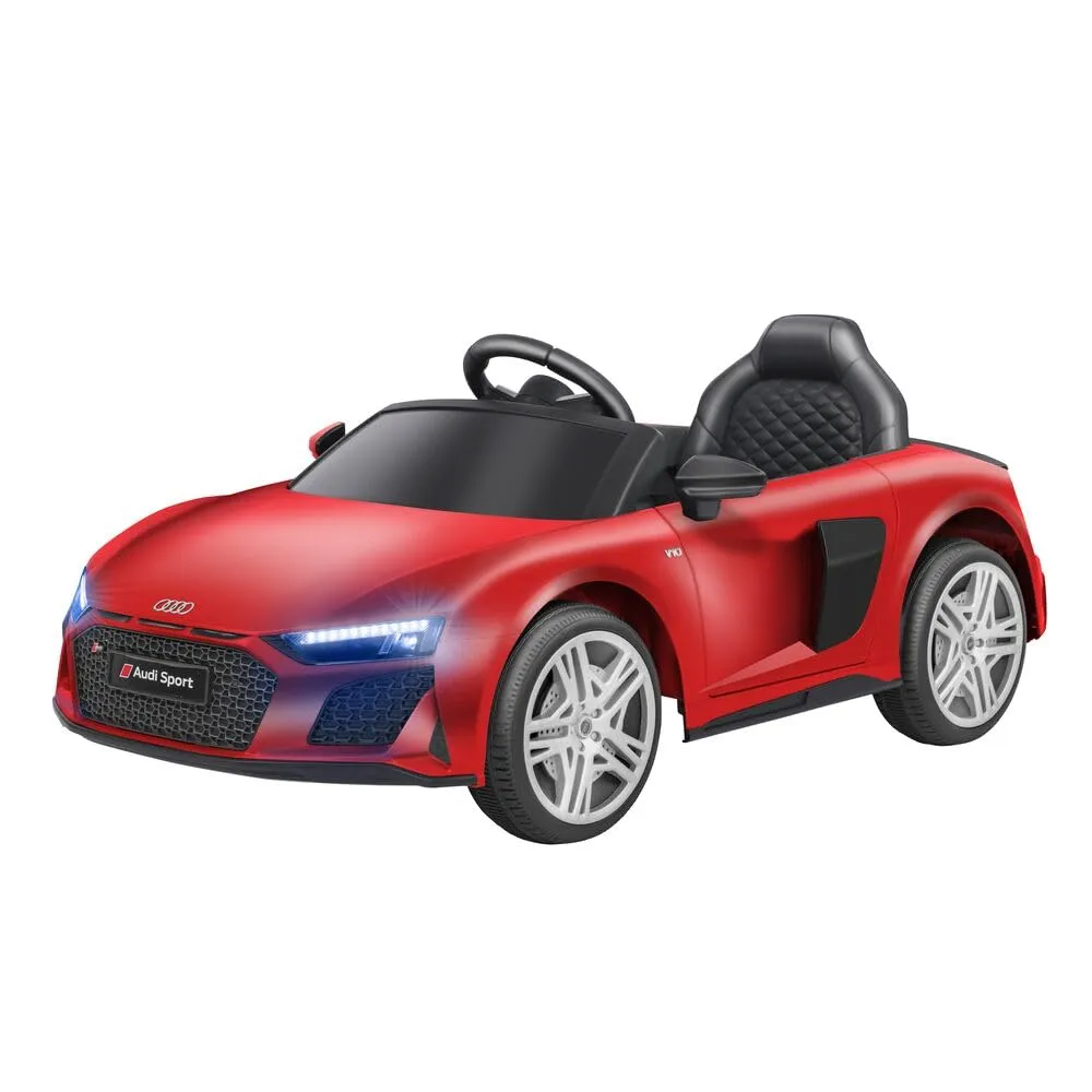 E-SPIDKO GLOBO GIOCATTOLI - AUTO ELETTRICA AUDI R8 SPIDER - 12V 4,5AH - RADIOCOMANDATA (Rosso)