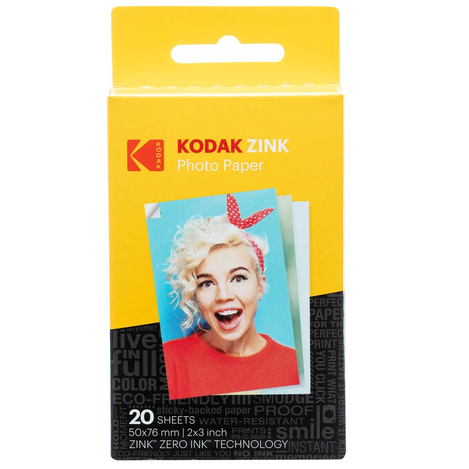Kodak Zink Carta Fotografica 2x3"