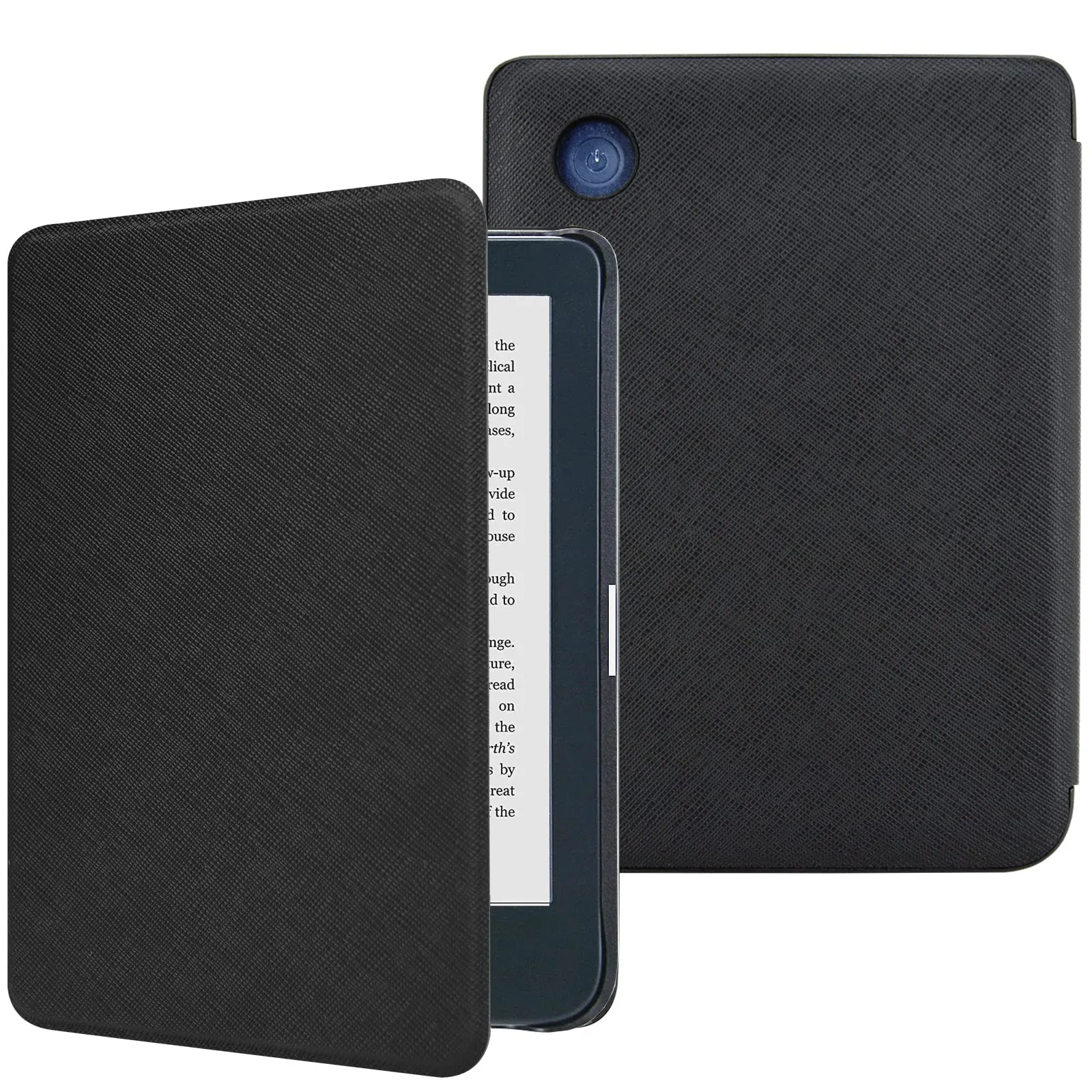 Custodia DMluna per Kobo Clara Colour/BW/2E, Tolino Shine Colour/5/4 - Nero