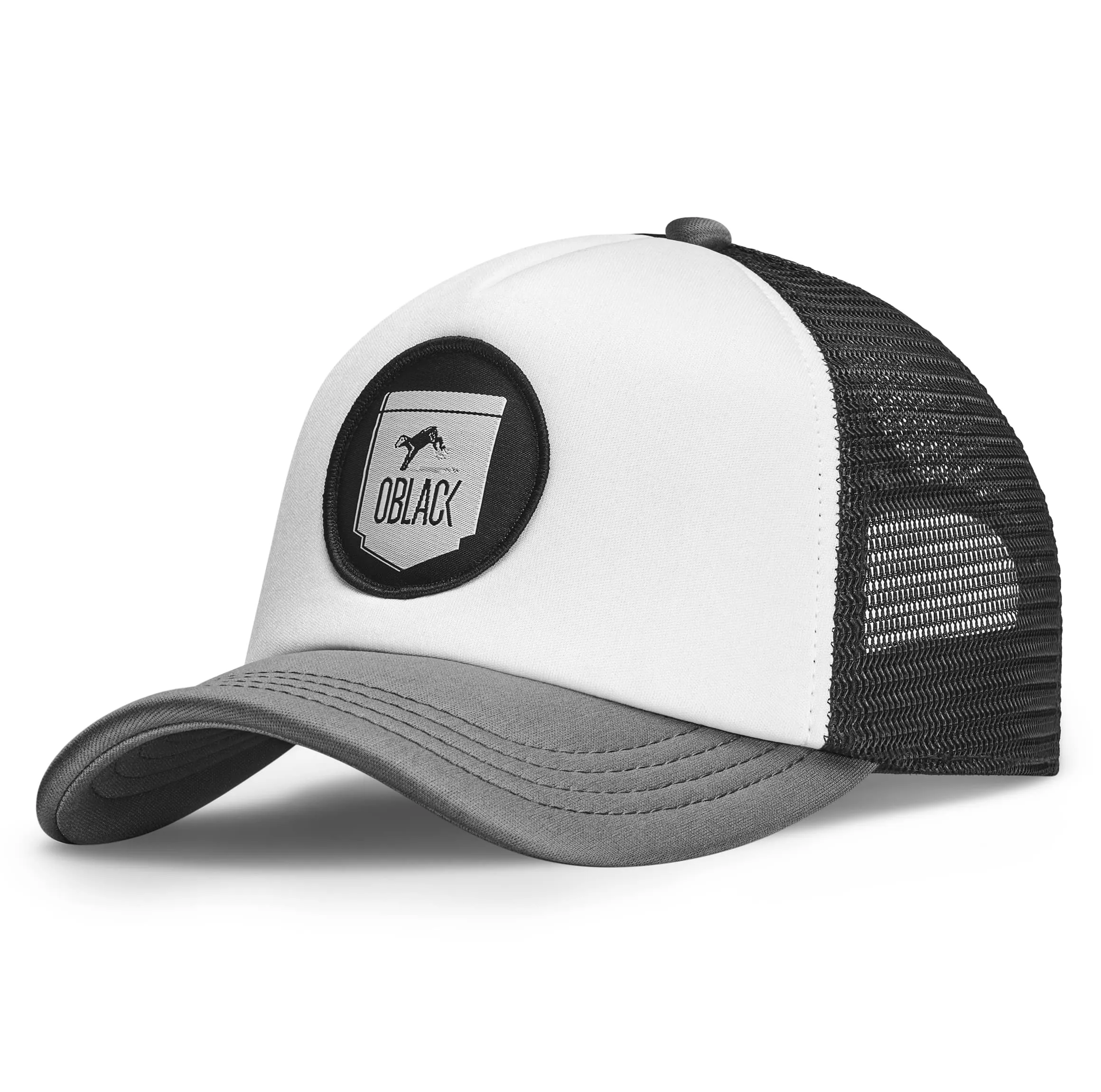 Oblack Trucker Classic Gray - Cappellino da Baseball Grigio