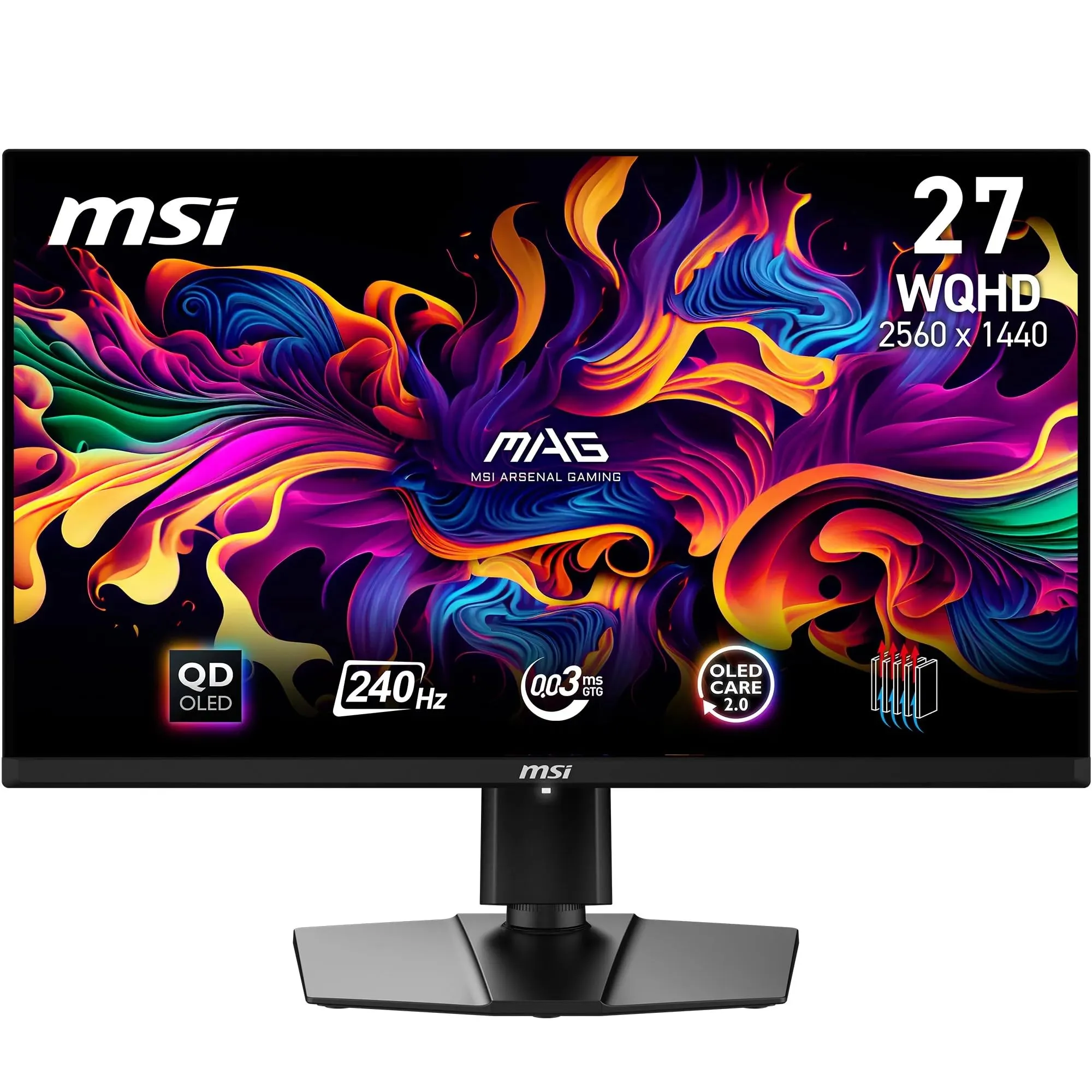 MSI MAG 271QPX QD-OLED E2 - Monitor Gaming 26,5" WQHD 240Hz