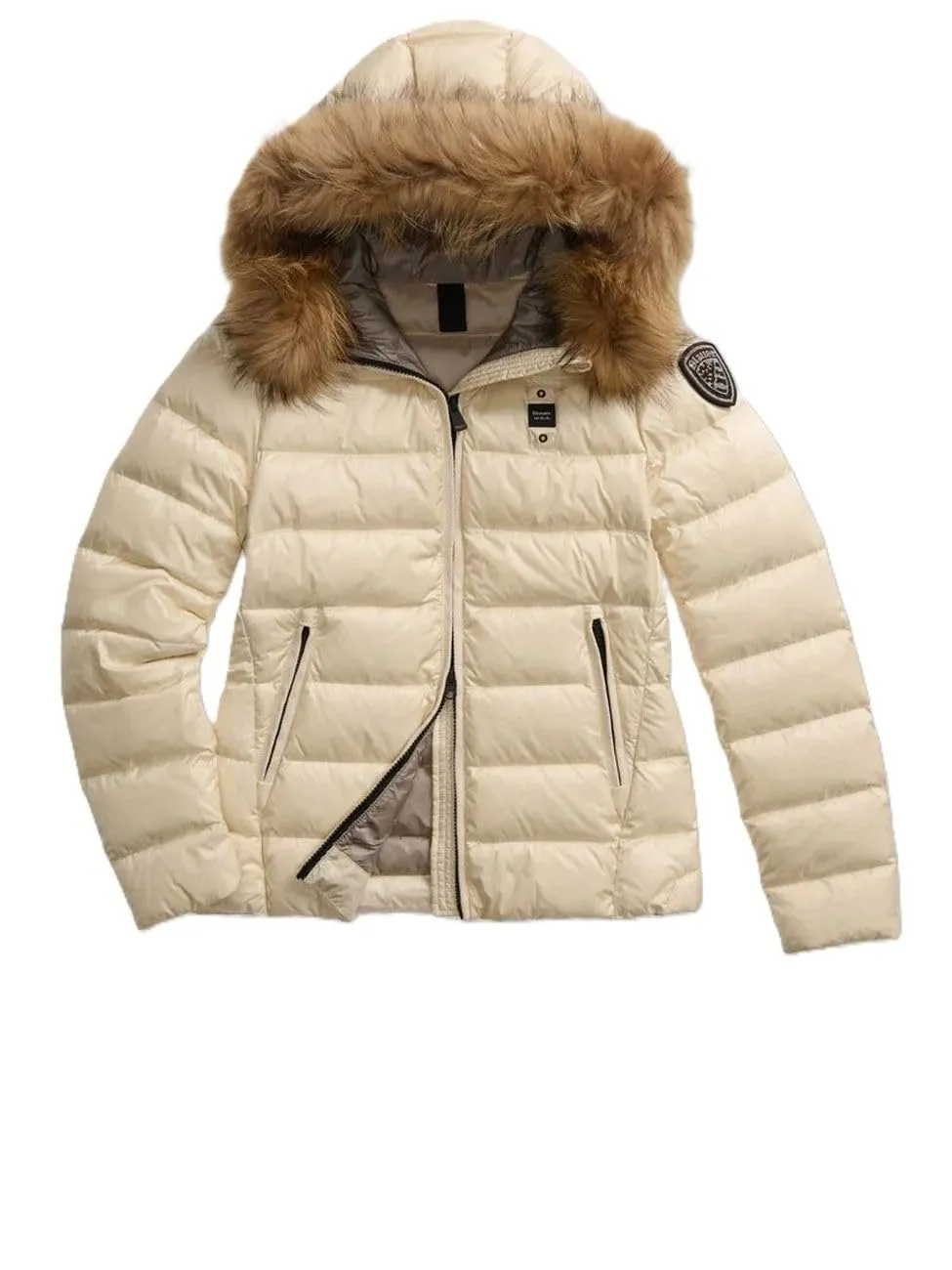 Blauer Piumino Cappuccio Fisso Arcadia Beige