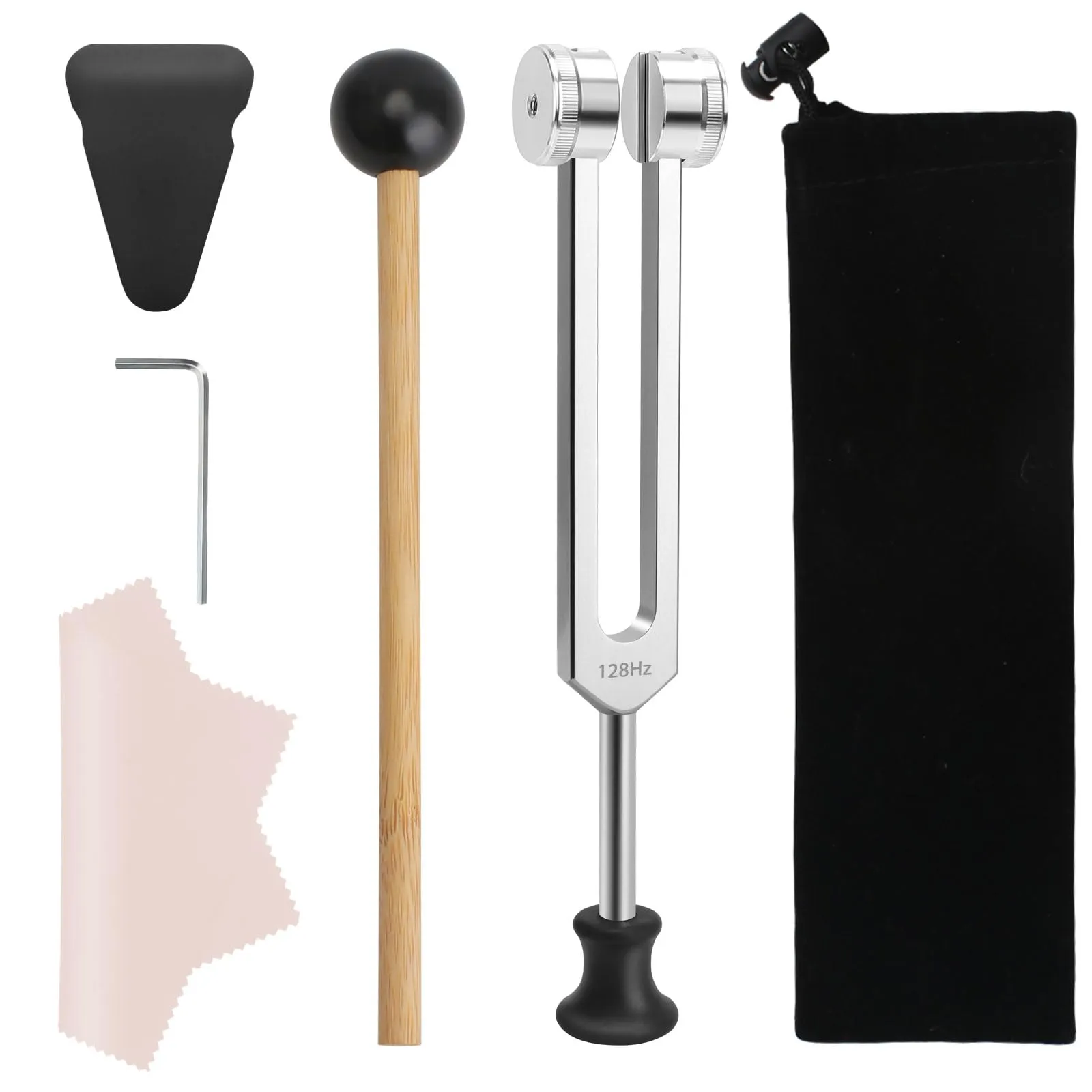 Diapason 128Hz - Set Completo per Terapia del Suono, Meditazione e Rilassamento Muscolare