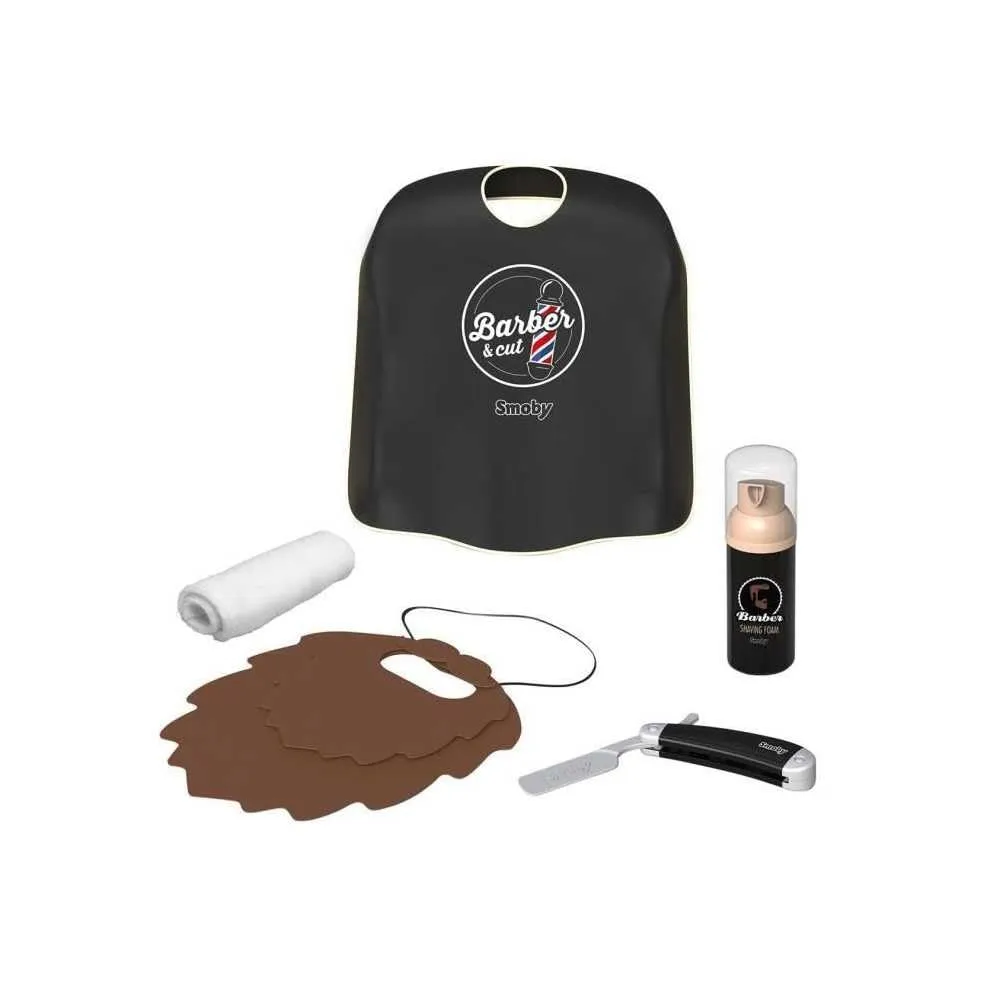 Smoby - Barber & Cut - Prima Barba - Giocattolo imitazione barbiere