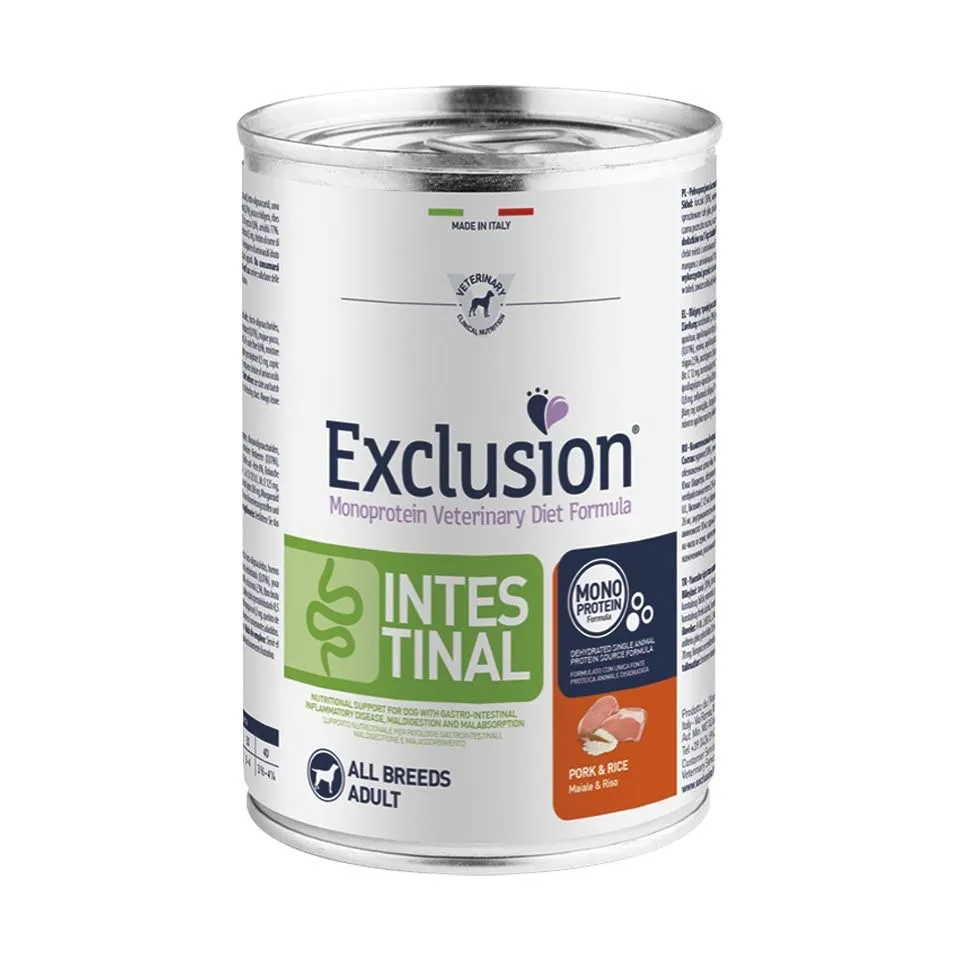 Exclusion Diet Intestinal Maiale e Riso 400g x 12