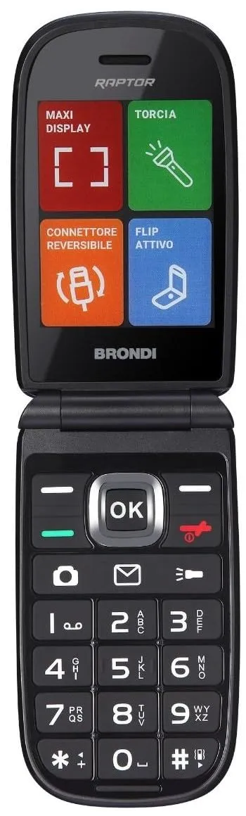 Brondi Raptor: Il Cellulare Dual SIM Resistente e Affidabile per Ogni Avventura