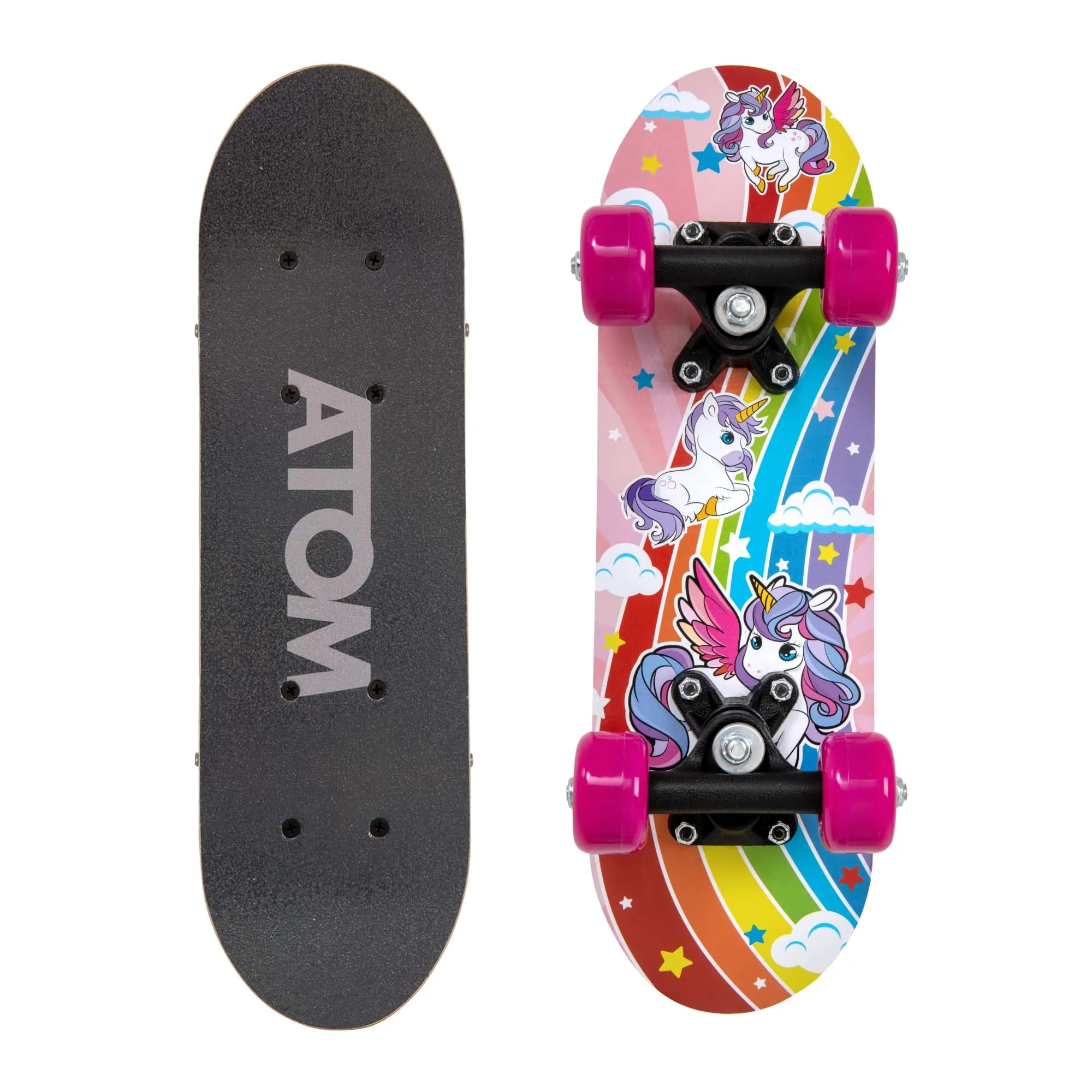 Atom Skateboard 43,2 cm - Mini Cruiser per Bambini e Ragazzi