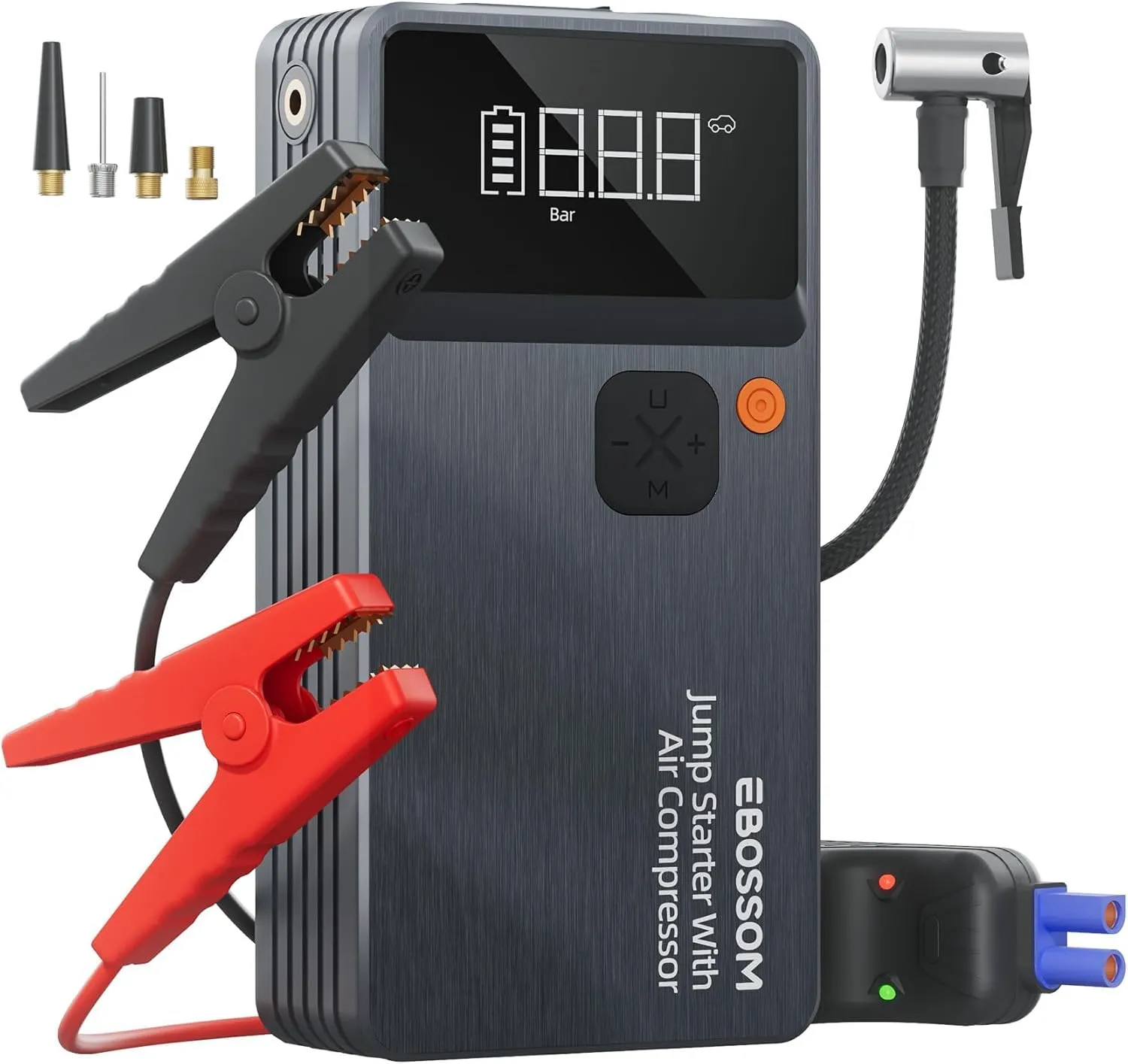 EBOSSOM Spark JC8 Booster Avviamento Auto con Compressore Aria