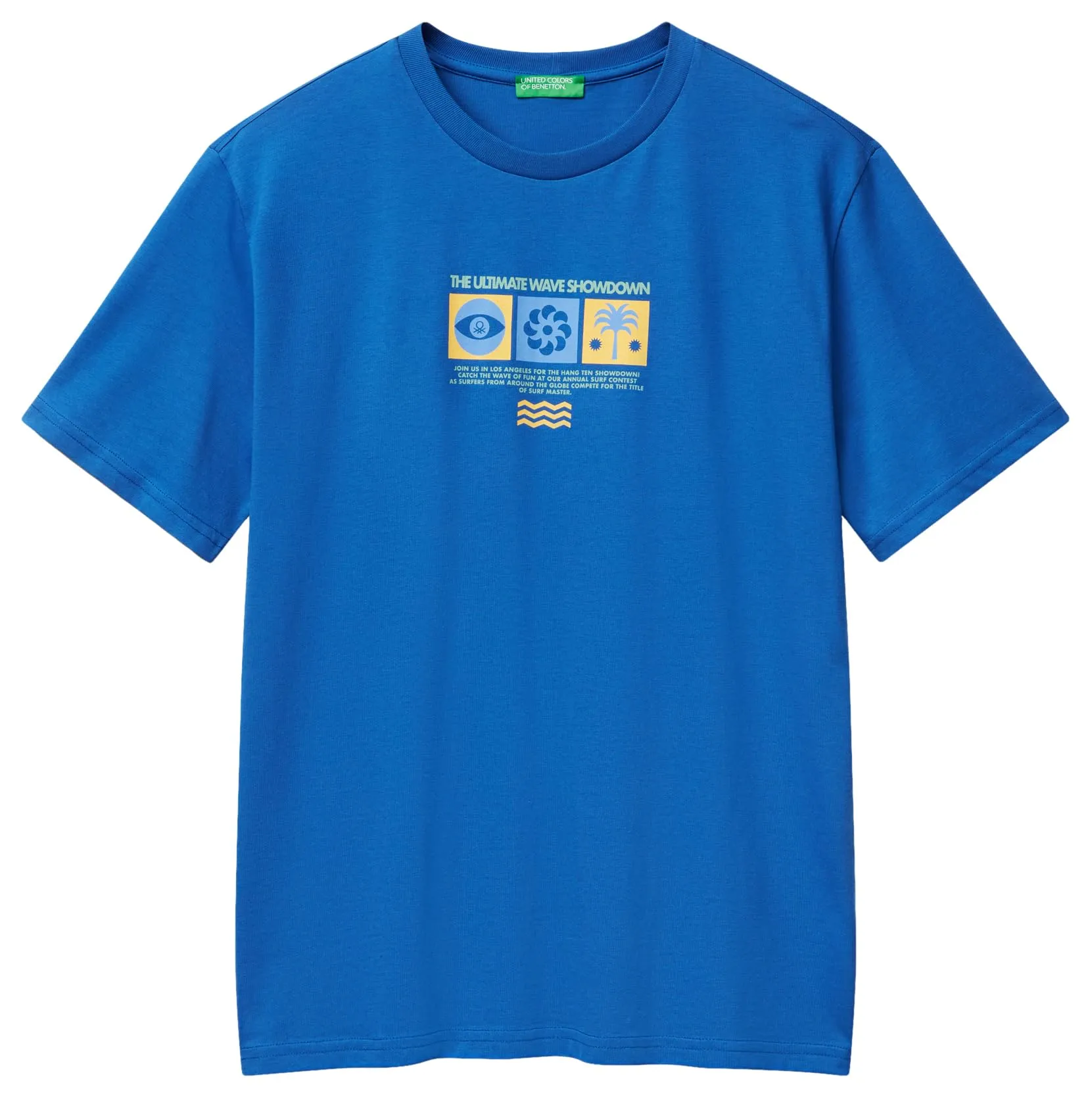 T-Shirt Manica Corta con Grafica United Colors of Benetton