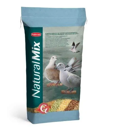Padovan Naturalmix Mangime Completo per Tortore e Quaglie Ornamentali - 25 kg