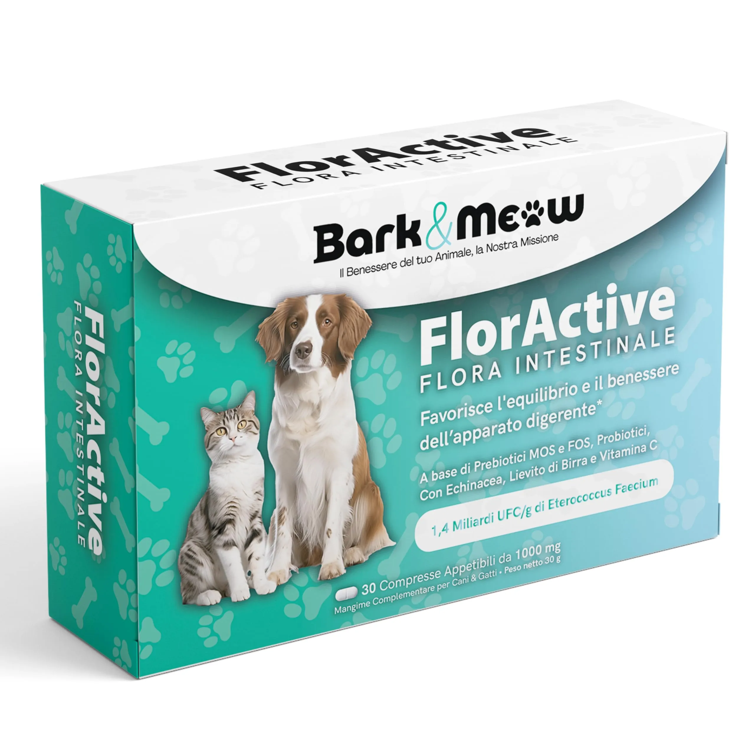 FlorActive Fermenti Probiotici per Cani e Gatti
